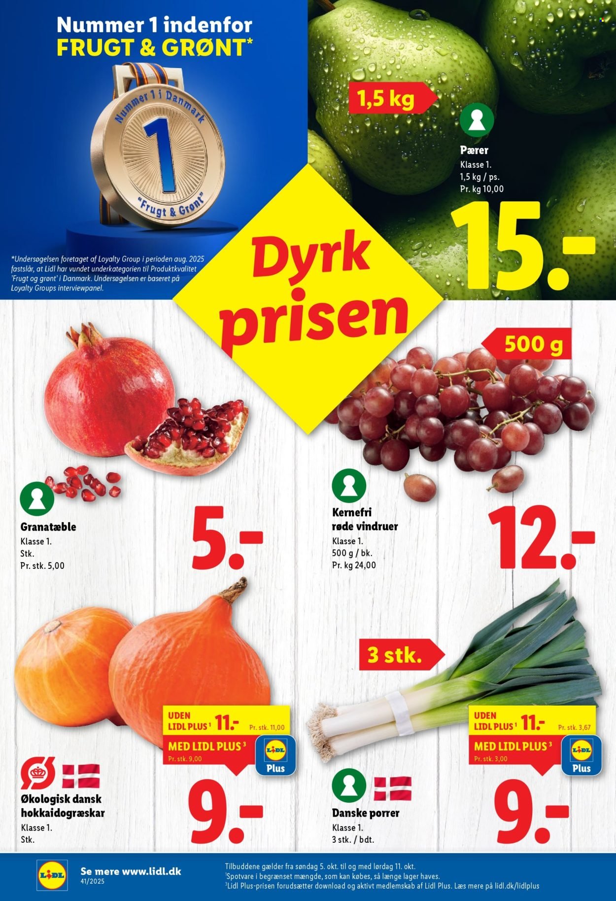 LIDL tilbudsavis - Fra søndag den 5. oktober 2025 (2025-10-05 - 2025-10-11)
