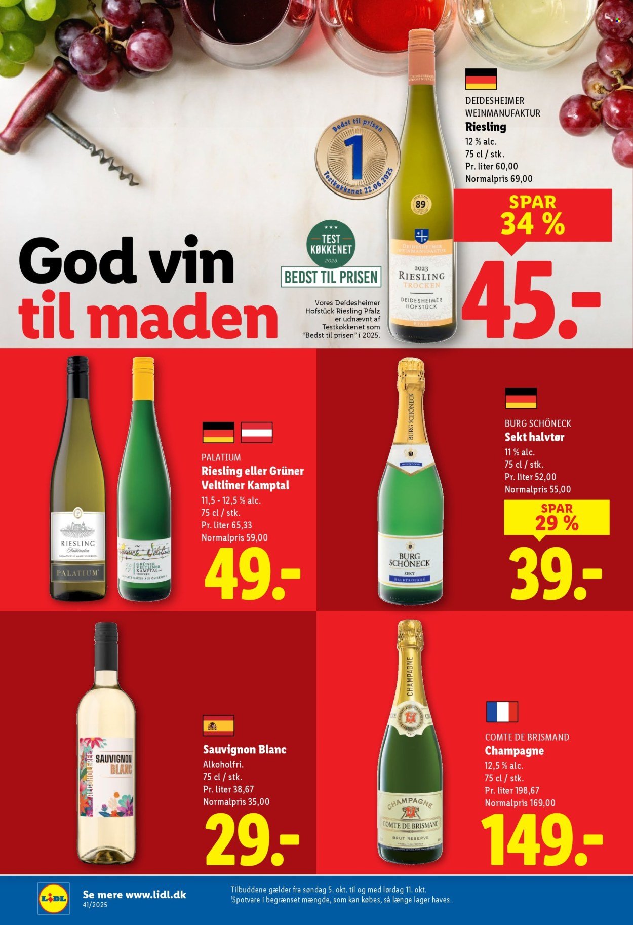 LIDL tilbudsavis - Fra søndag den 5. oktober 2025 (2025-10-05 - 2025-10-11)