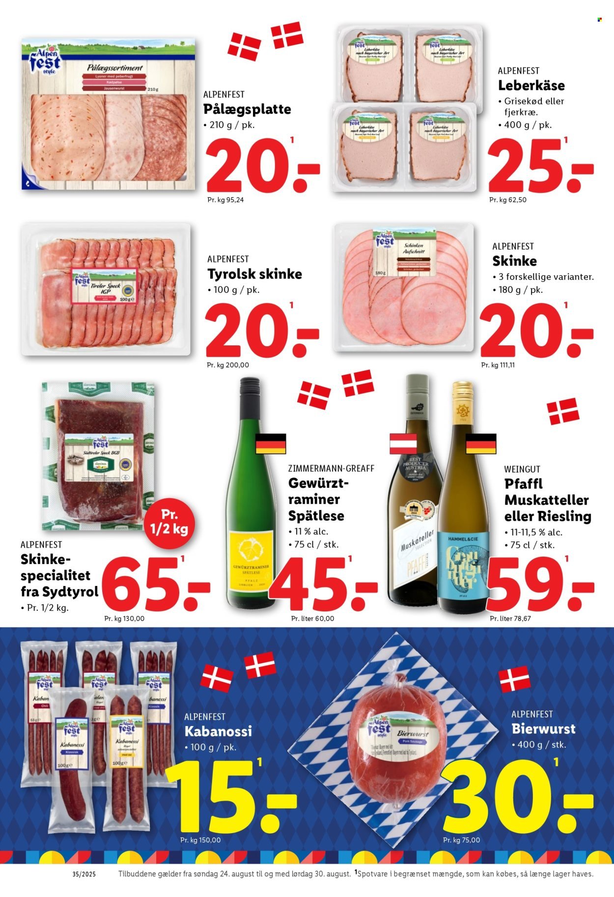 LIDL tilbudsavis - Fra søndag den 24. august 2025 (2025-08-24 - 2025-08-30)