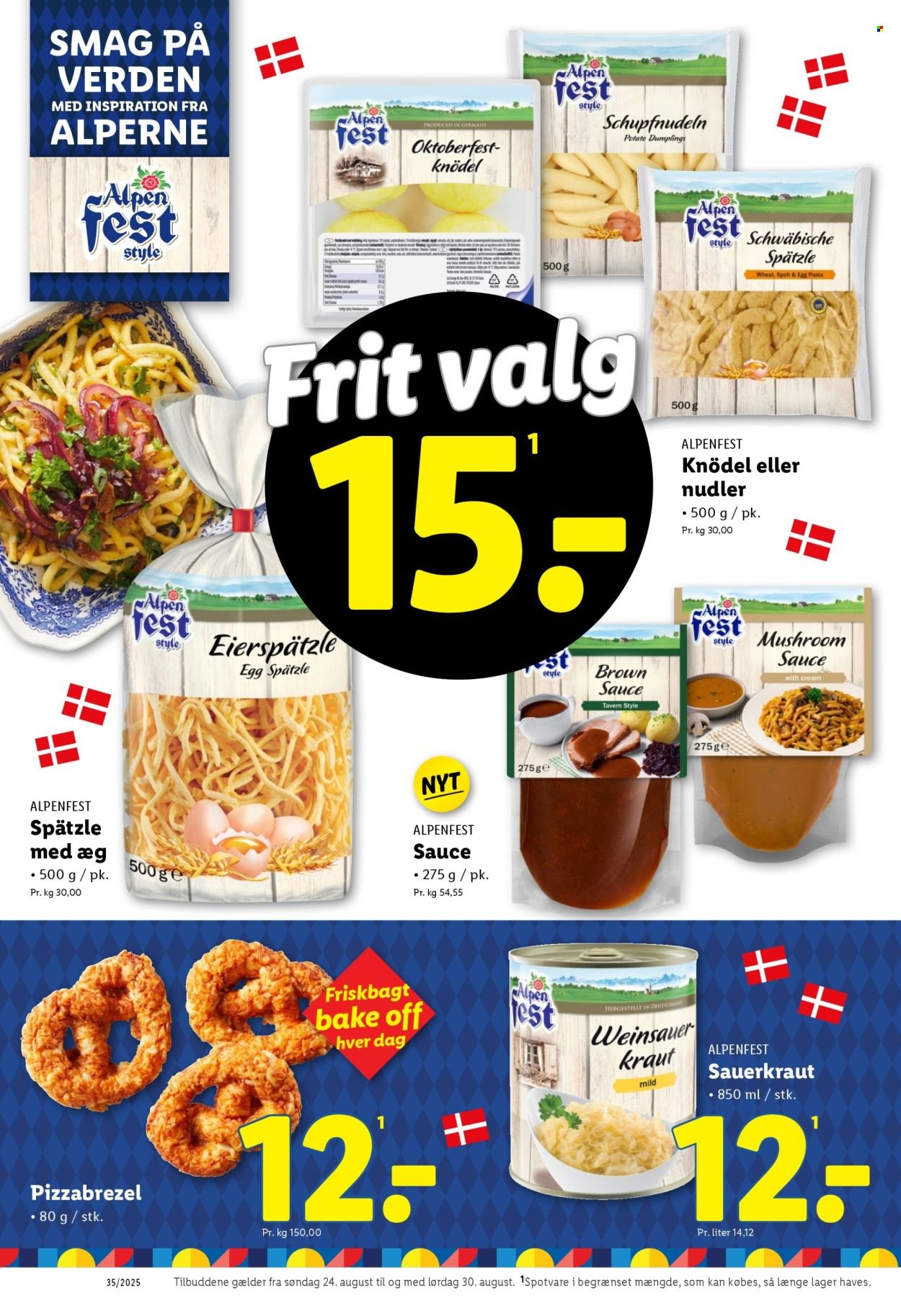 LIDL tilbudsavis - Fra søndag den 24. august 2025 (2025-08-24 - 2025-08-30)