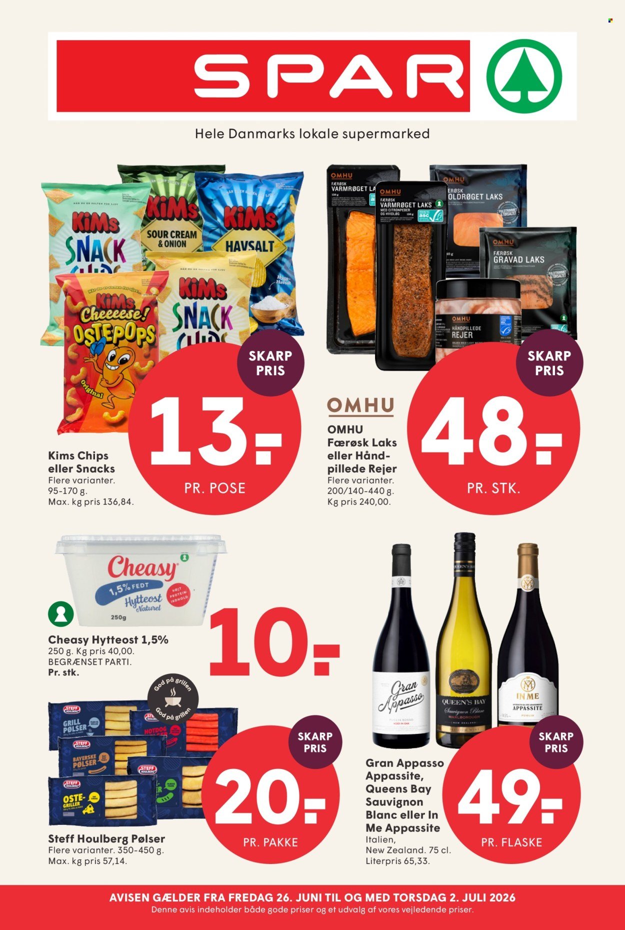 SPAR tilbudsavis - Fra fredag den 26. juni 2026