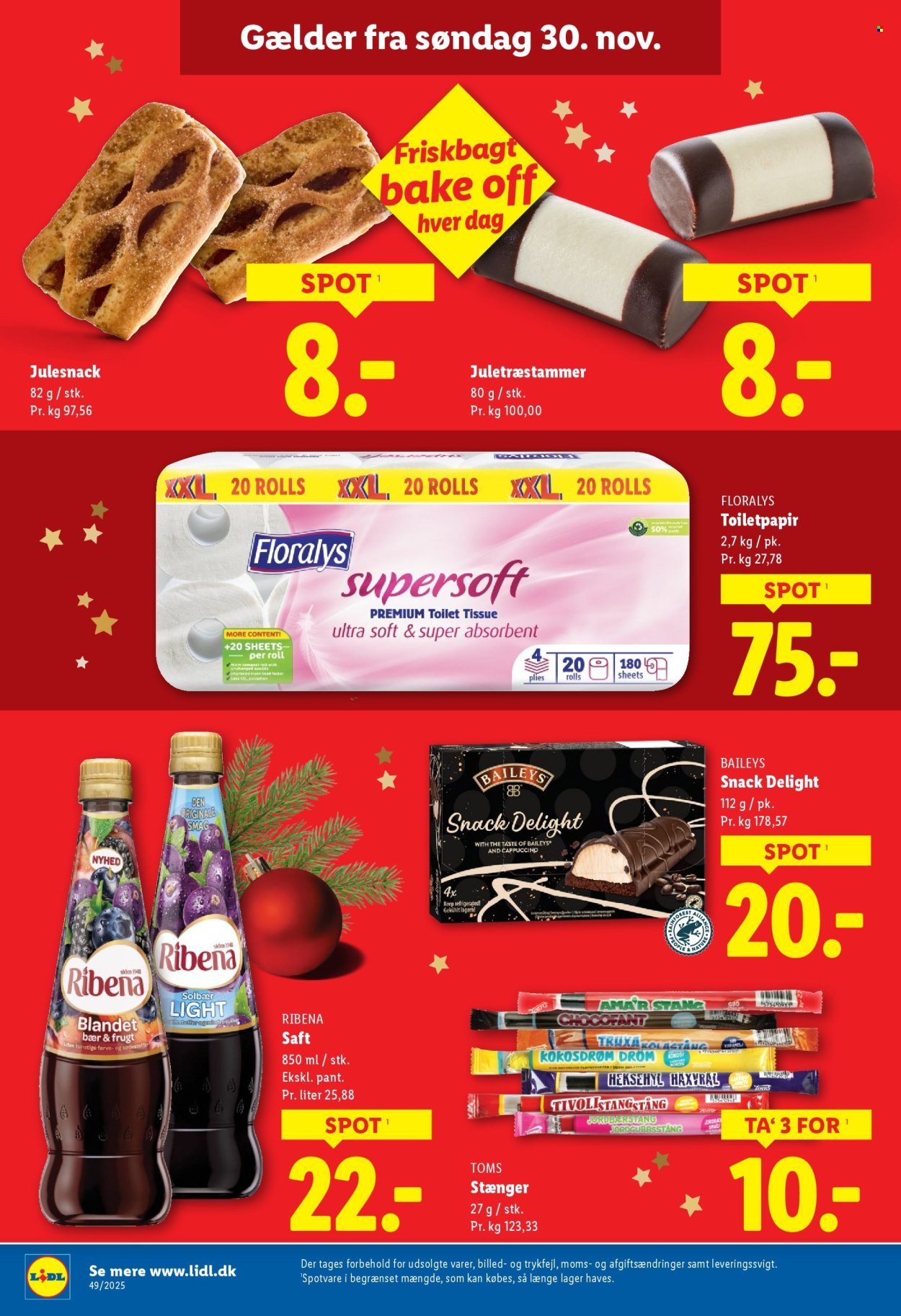 LIDL tilbudsavis - Fra søndag den 30. november 2025 (2025-11-30 - 2025-12-06)