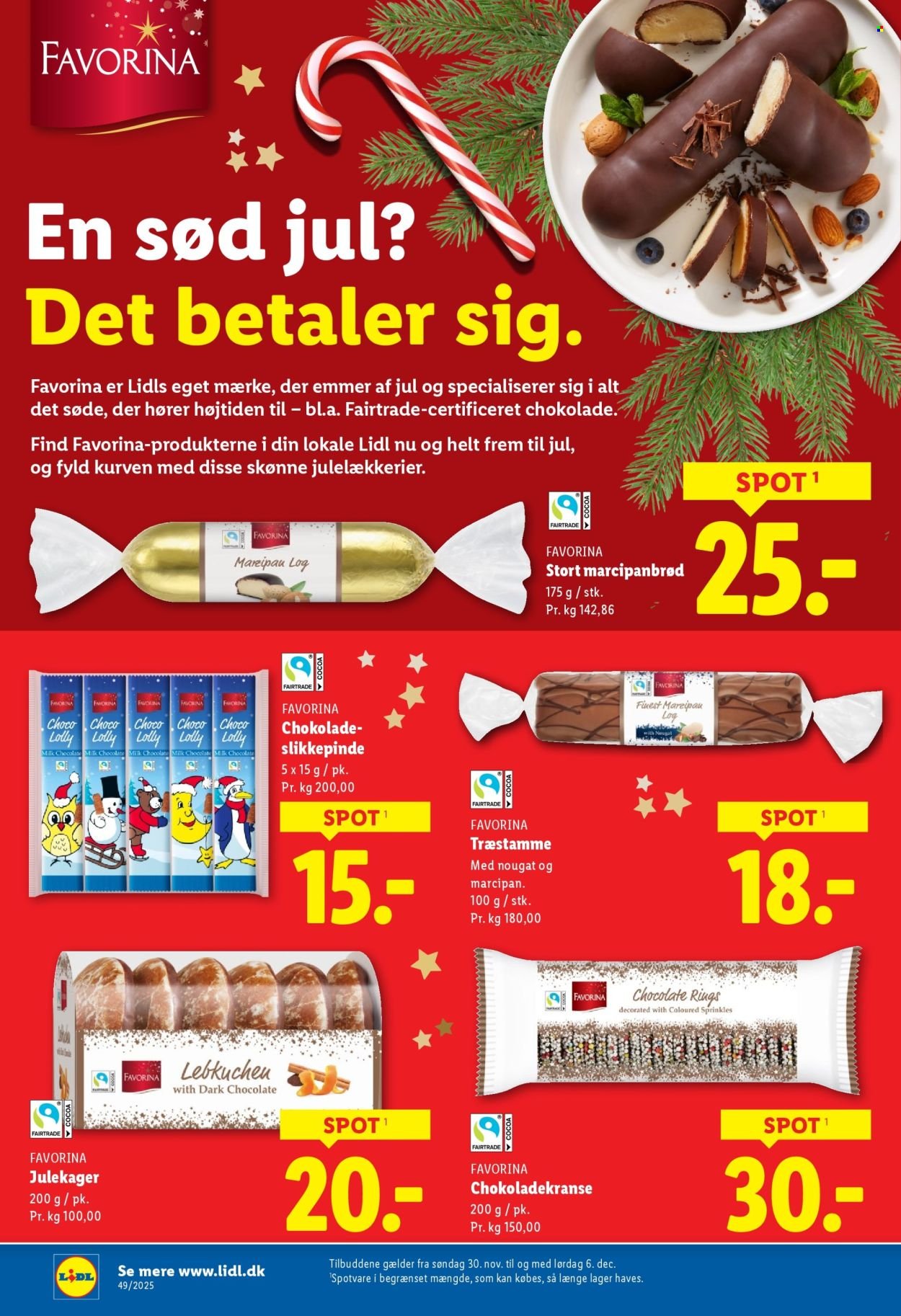 LIDL tilbudsavis - Fra søndag den 30. november 2025 (2025-11-30 - 2025-12-06)