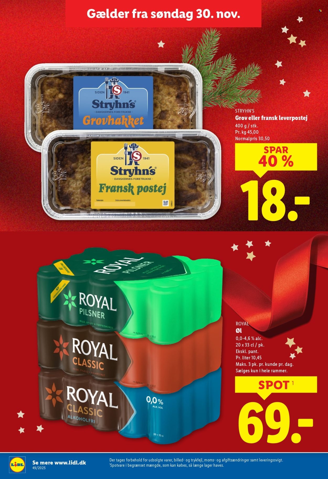 LIDL tilbudsavis - Fra søndag den 30. november 2025 (2025-11-30 - 2025-12-06)