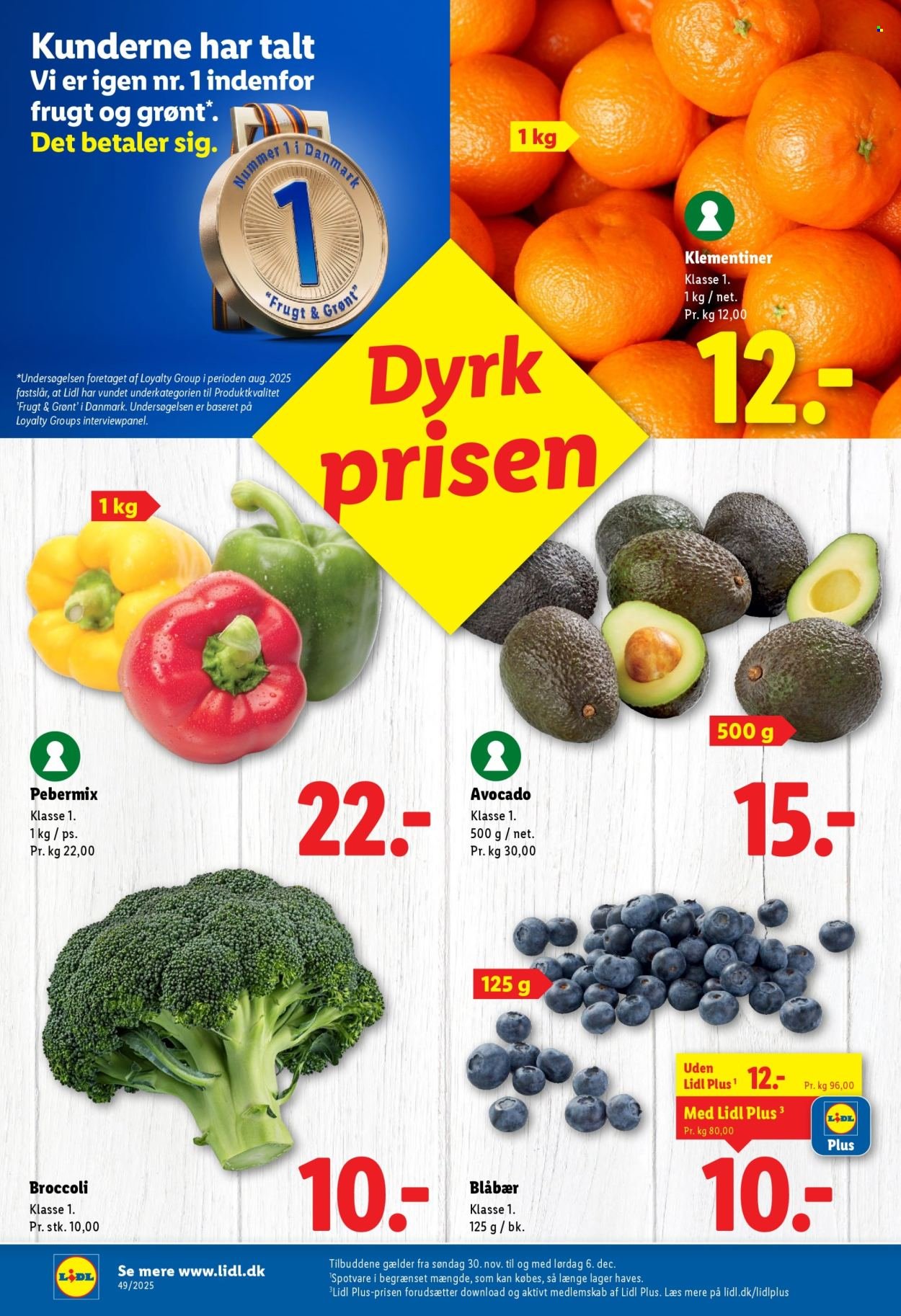 LIDL tilbudsavis - Fra søndag den 30. november 2025 (2025-11-30 - 2025-12-06)