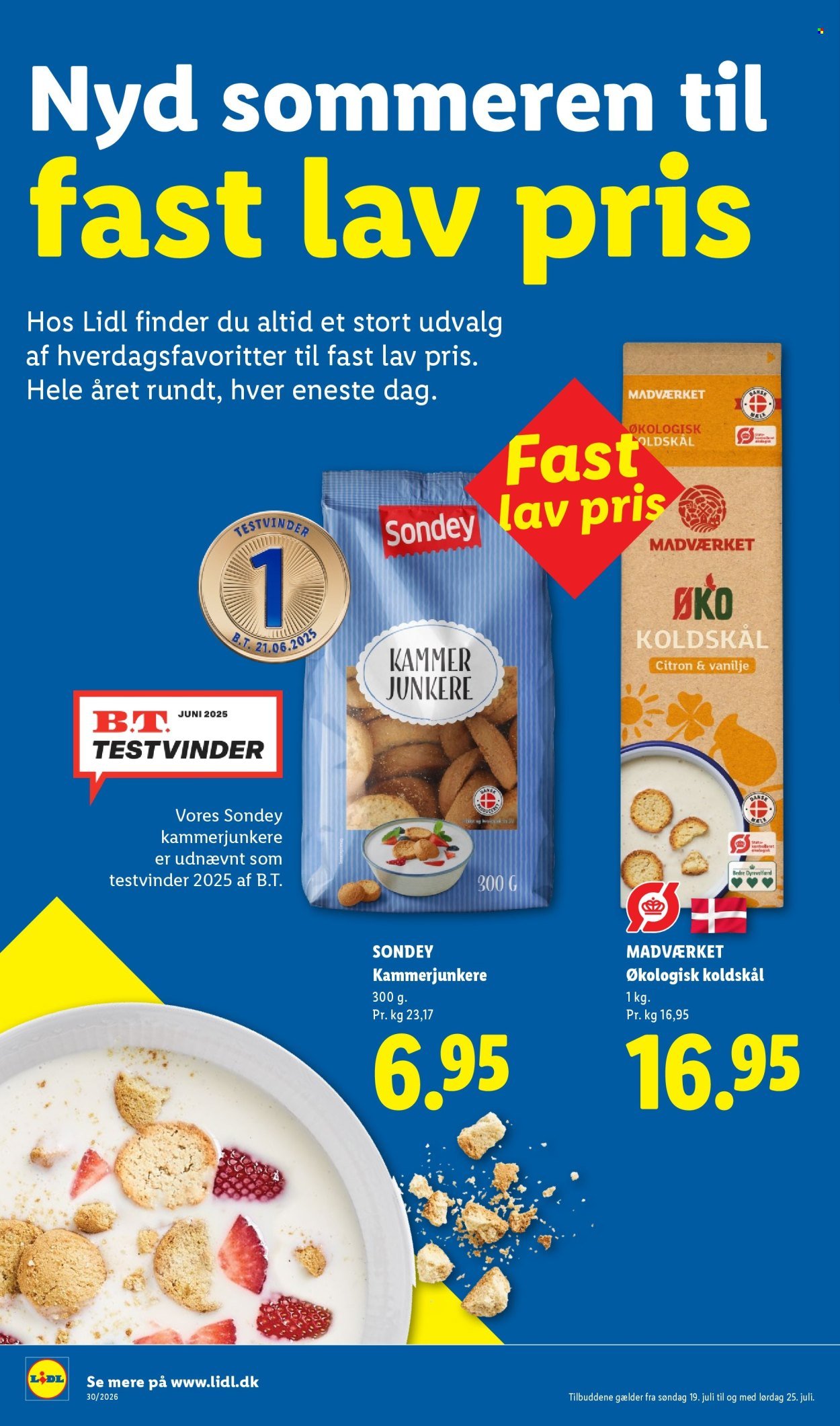 LIDL tilbudsavis - Fra søndag den 19. juli 2026