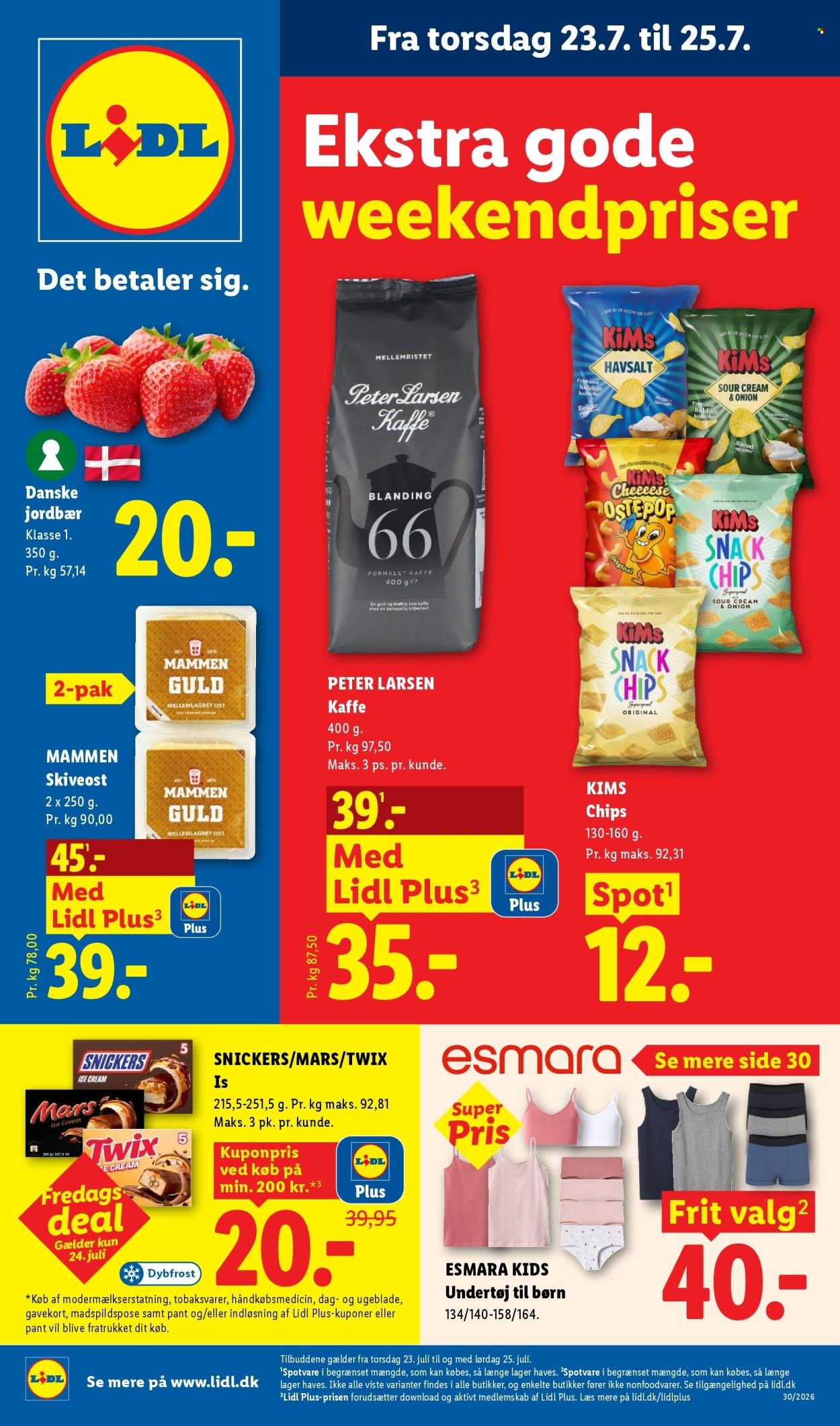 LIDL tilbudsavis - Fra søndag den 19. juli 2026