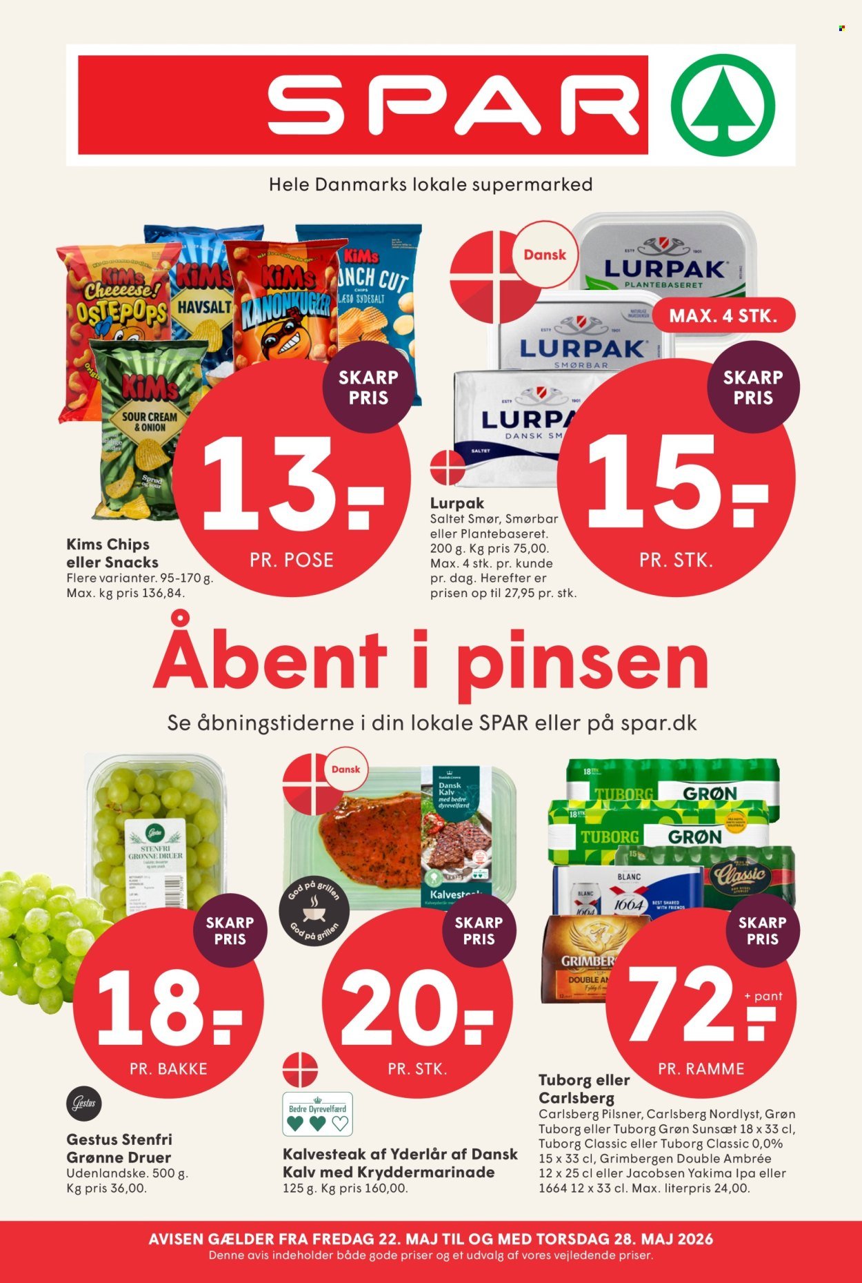 SPAR tilbudsavis - Fra fredag den 22. maj 2026 (2026-05-22 - 2026-05-28)