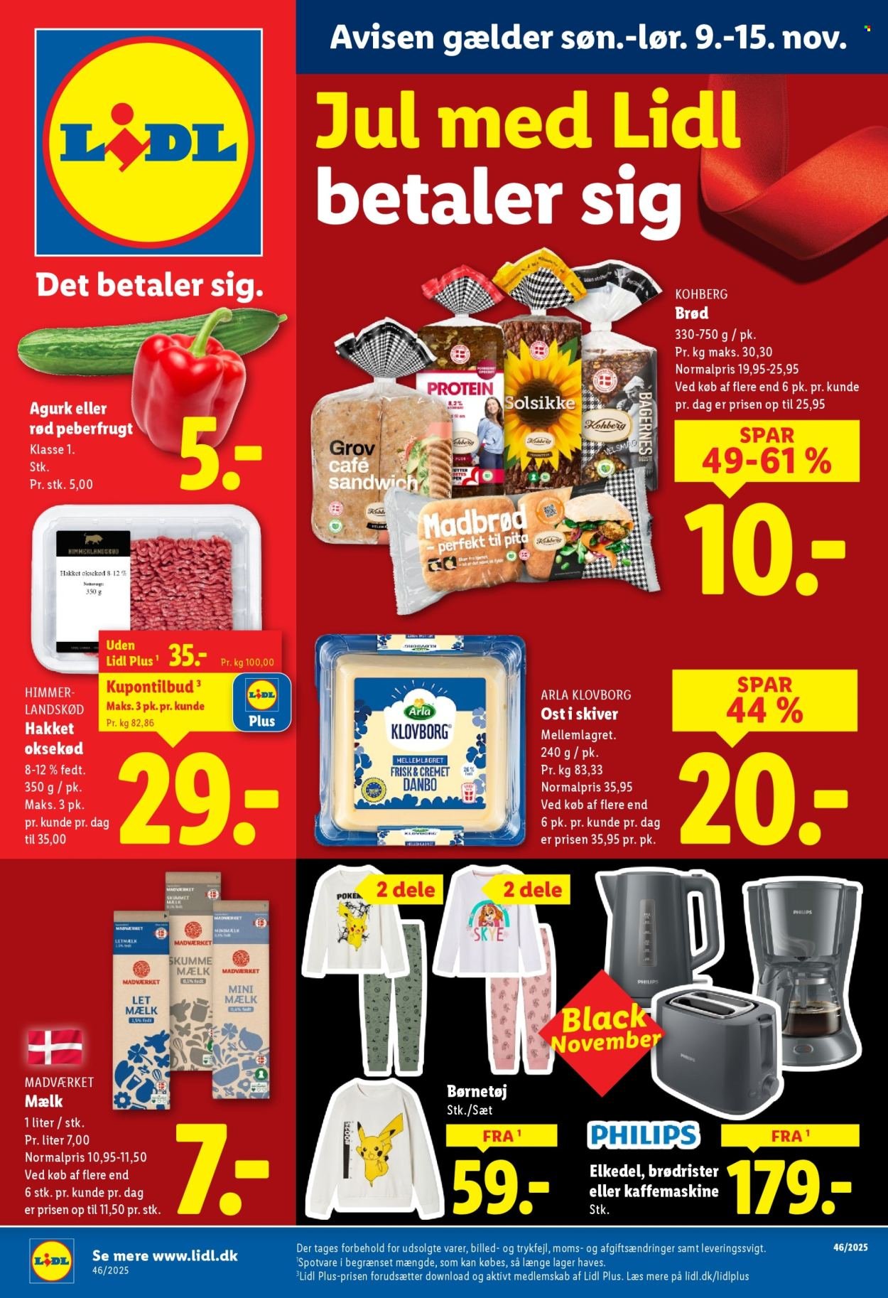 LIDL tilbudsavis - Fra søndag den 9. november 2025
