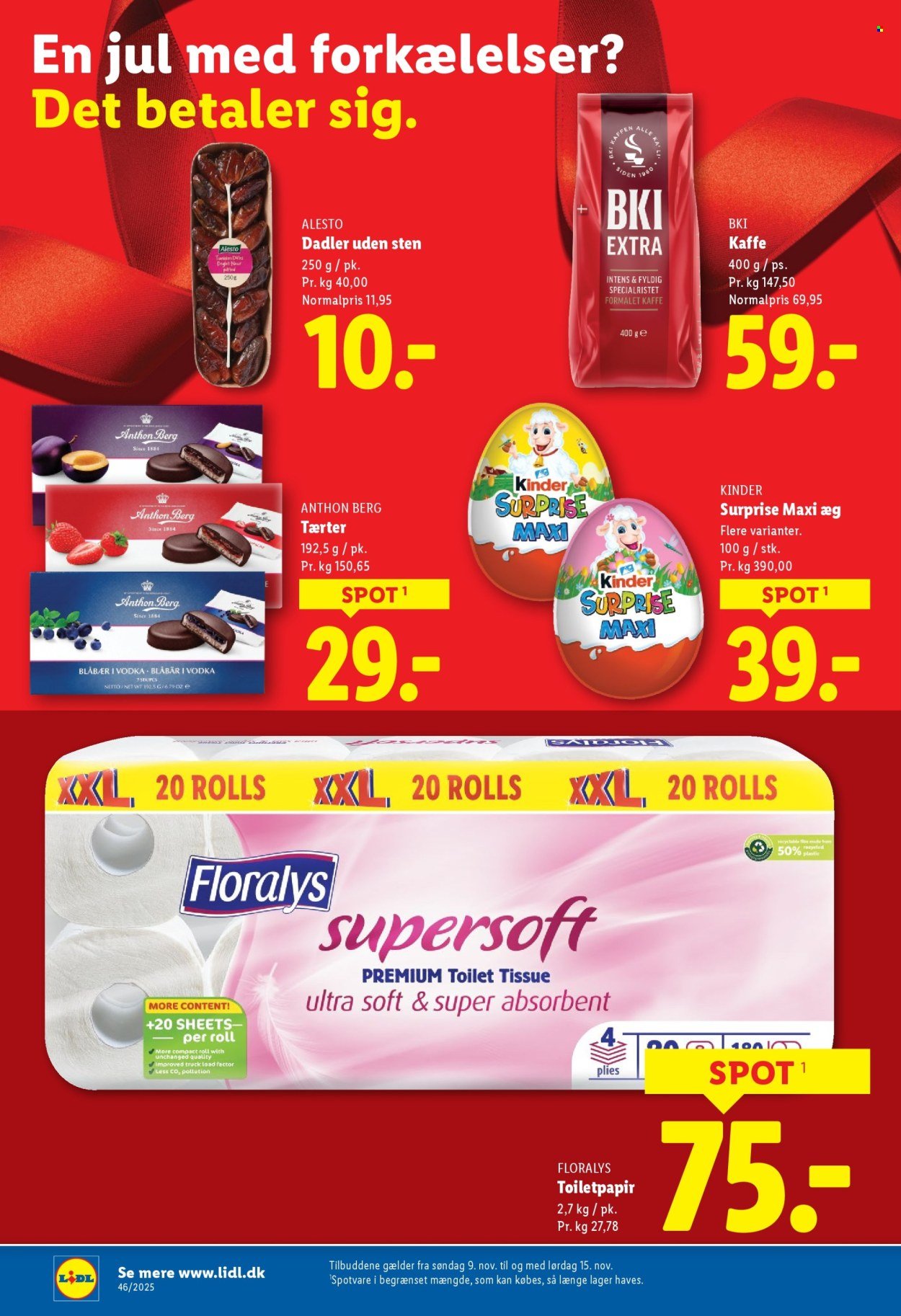 LIDL tilbudsavis - Fra søndag den 9. november 2025