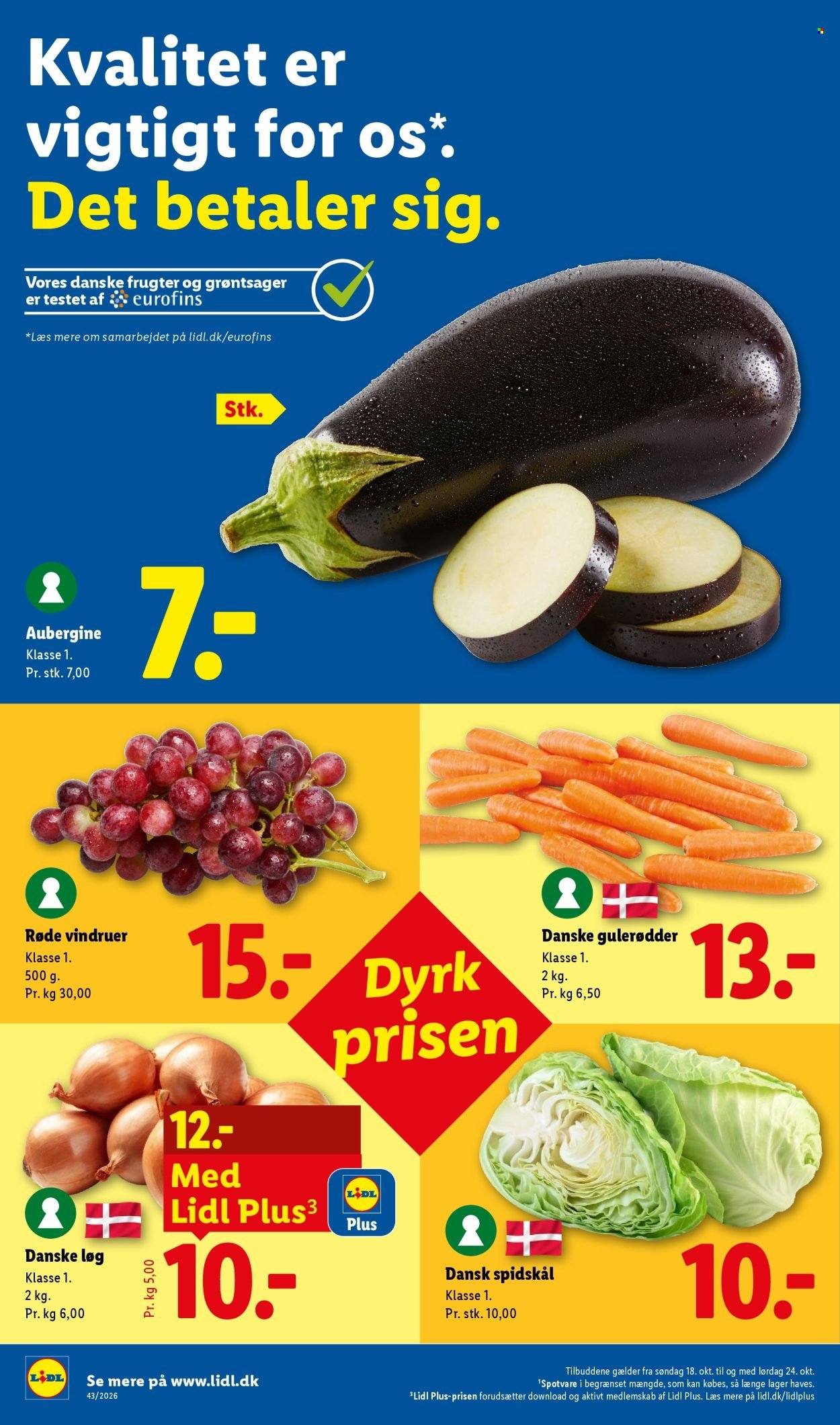 LIDL tilbudsavis - Fra søndag den 18. oktober 2026