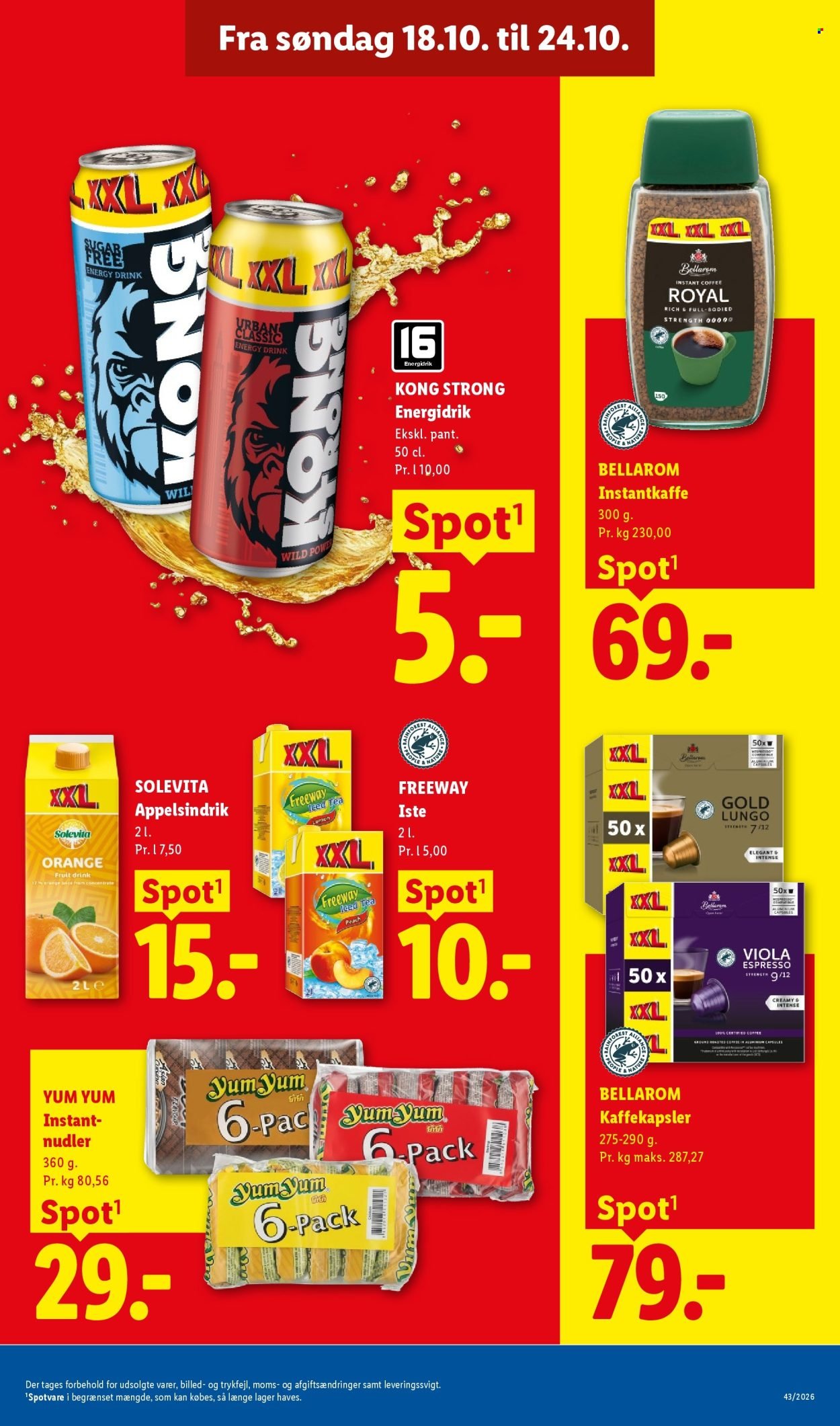 LIDL tilbudsavis - Fra søndag den 18. oktober 2026