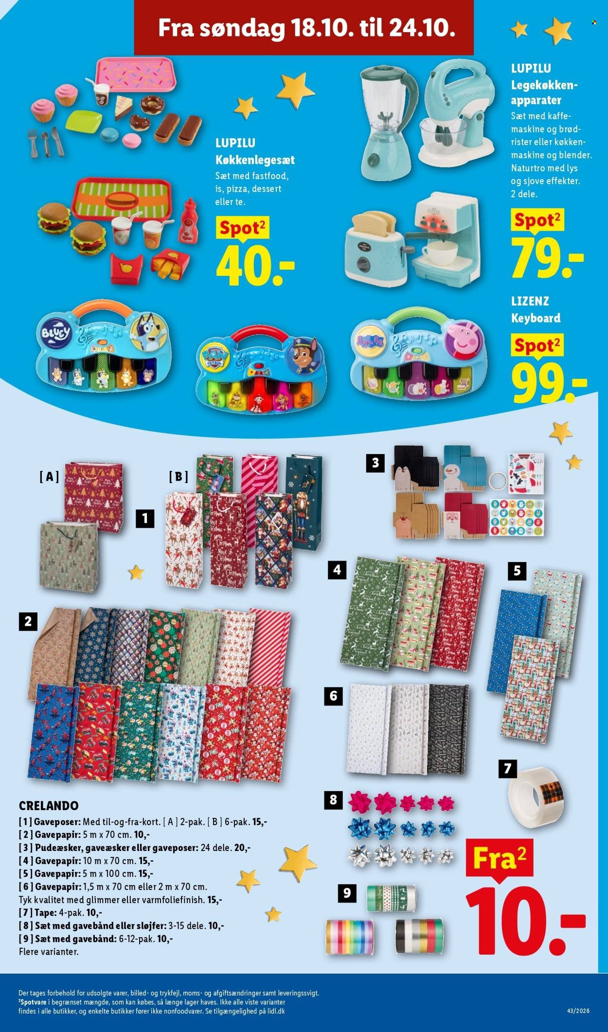 LIDL tilbudsavis - Fra søndag den 18. oktober 2026
