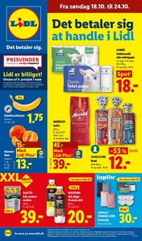 LIDL tilbudsavis - Fra søndag den 18. oktober 2026