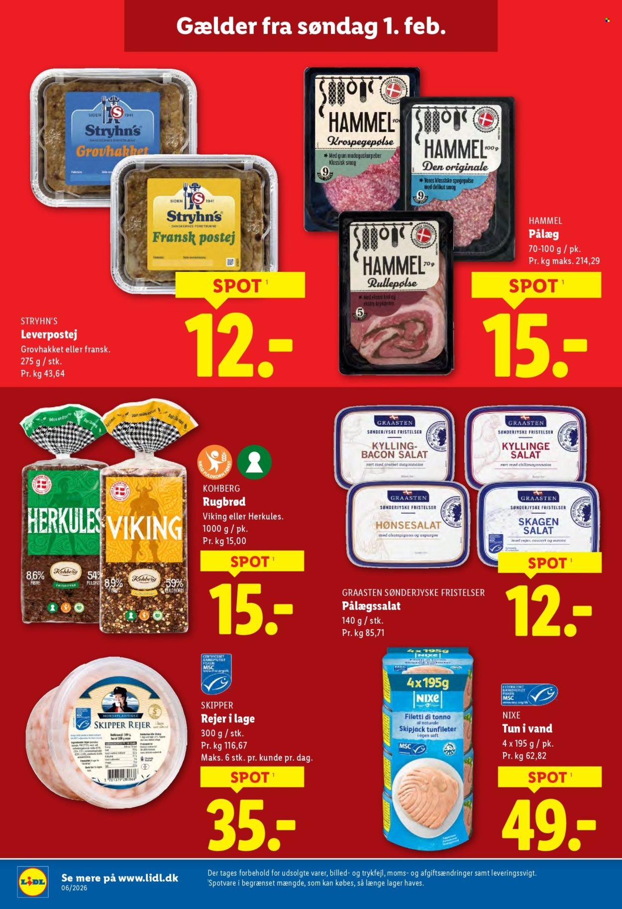 LIDL tilbudsavis - Fra søndag den 1. februar 2026