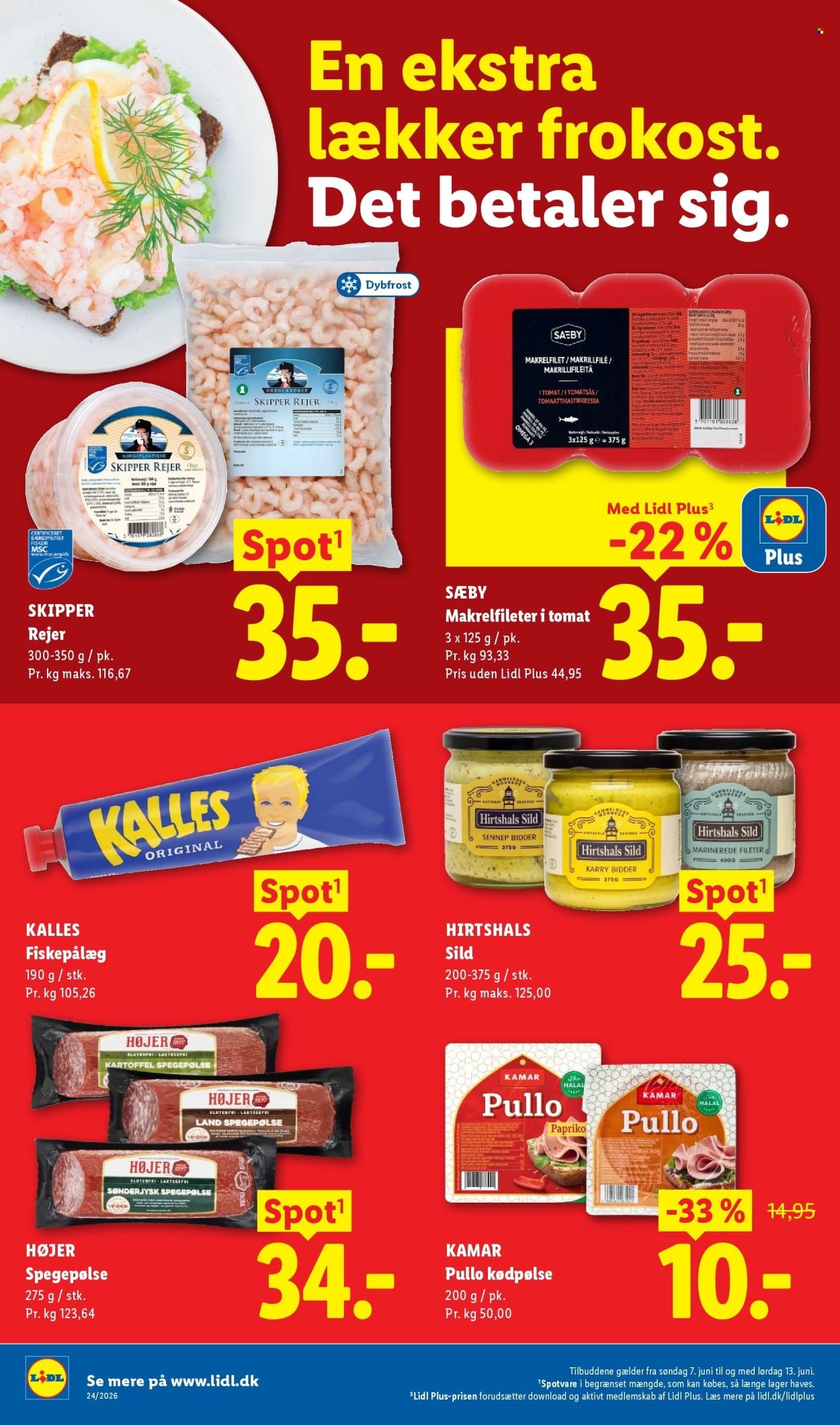 LIDL tilbudsavis - Fra søndag den 7. juni 2026