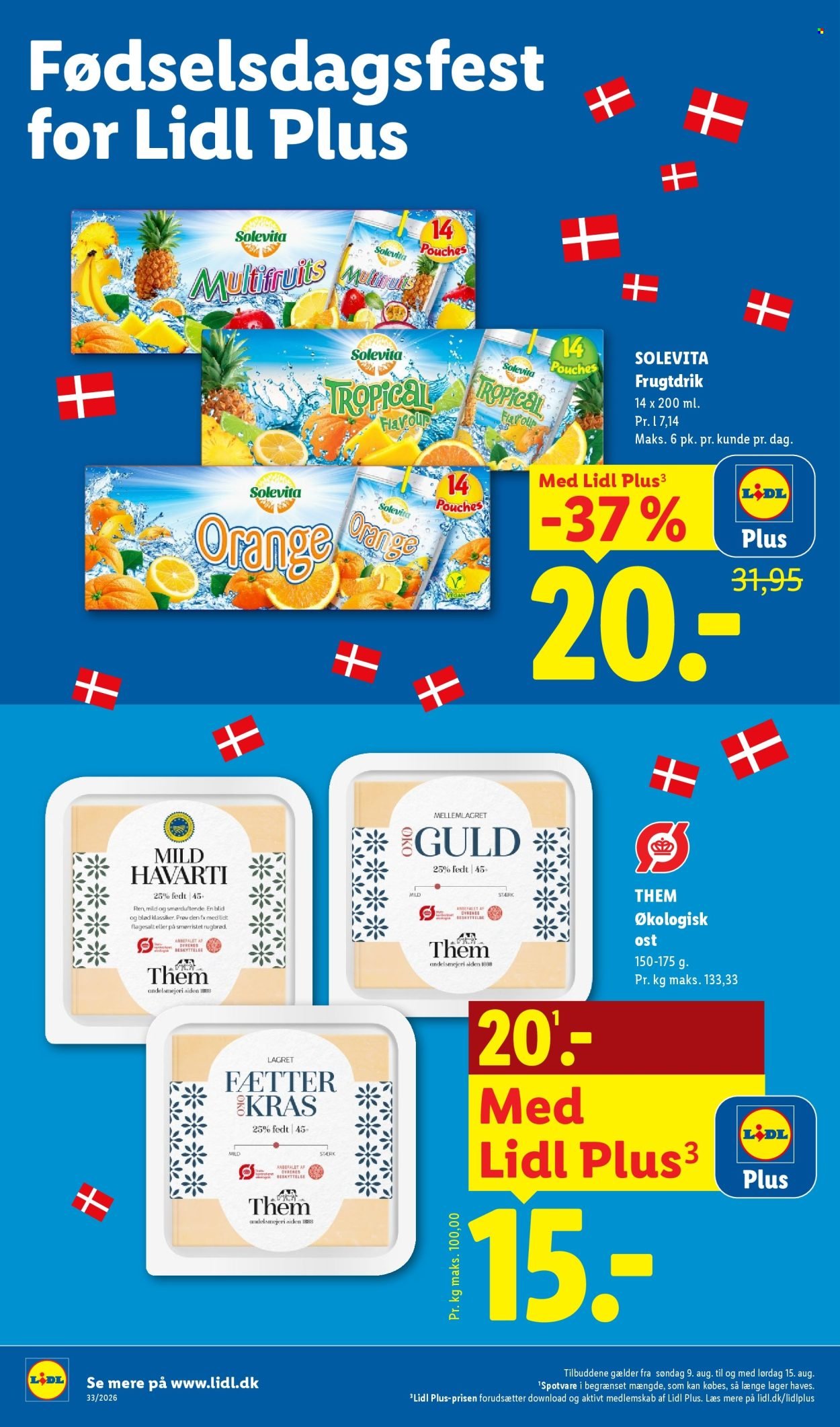 LIDL tilbudsavis - Fra søndag den 9. august 2026