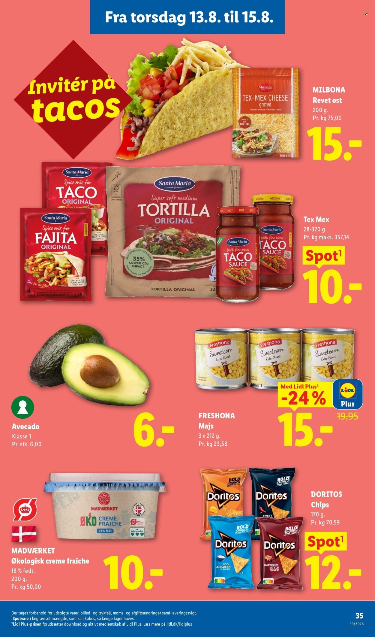 LIDL tilbudsavis - Fra søndag den 9. august 2026