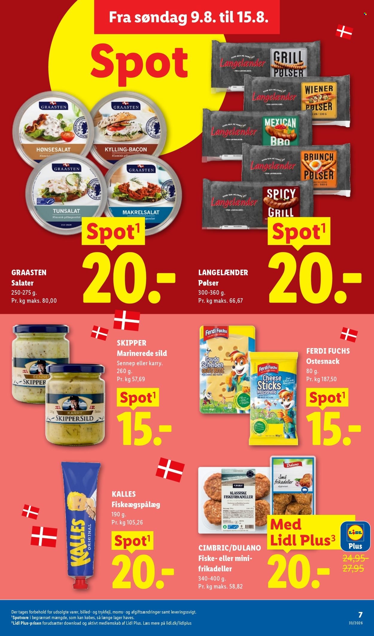 LIDL tilbudsavis - Fra søndag den 9. august 2026