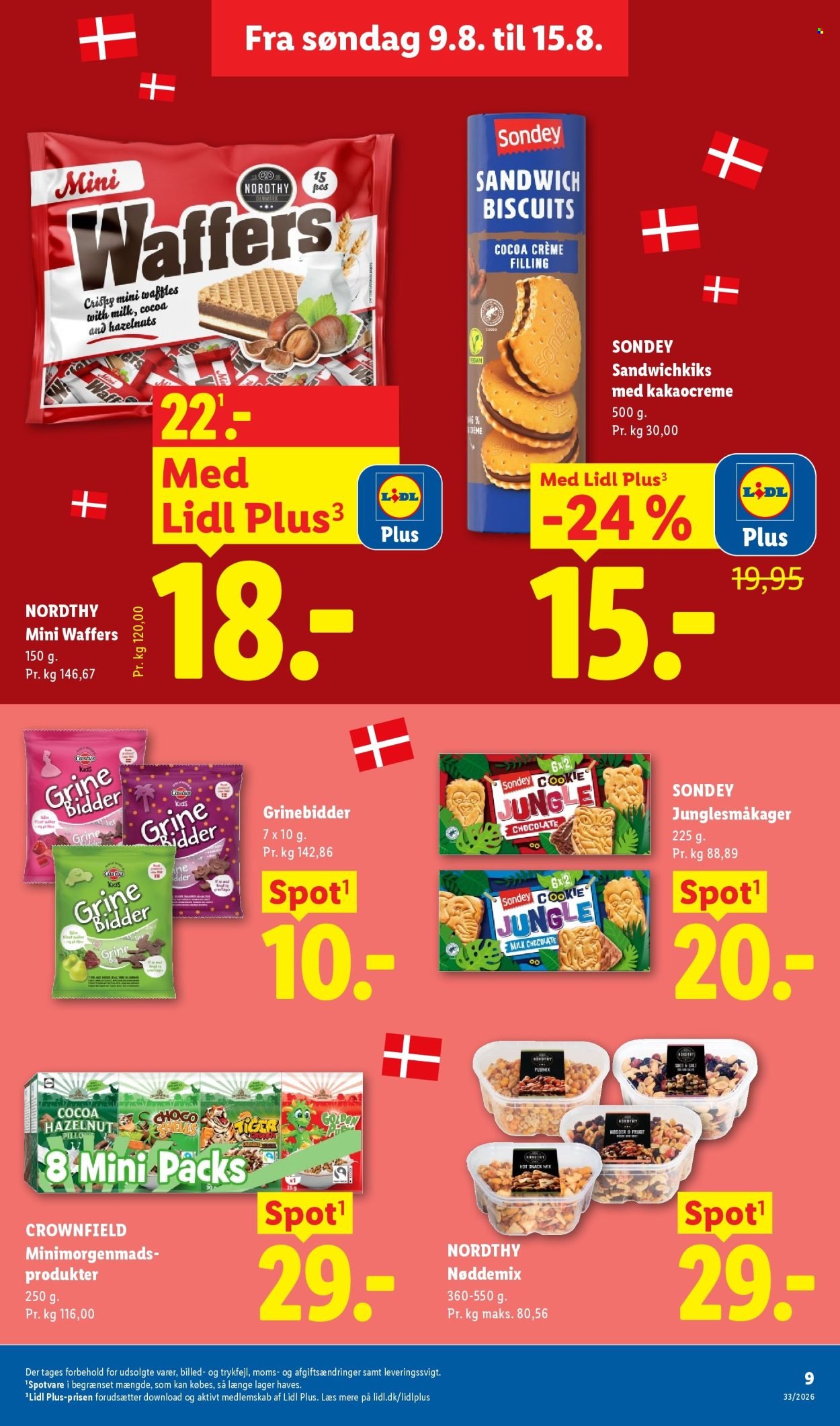 LIDL tilbudsavis - Fra søndag den 9. august 2026