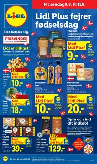 LIDL tilbudsavis - Fra søndag den 9. august 2026