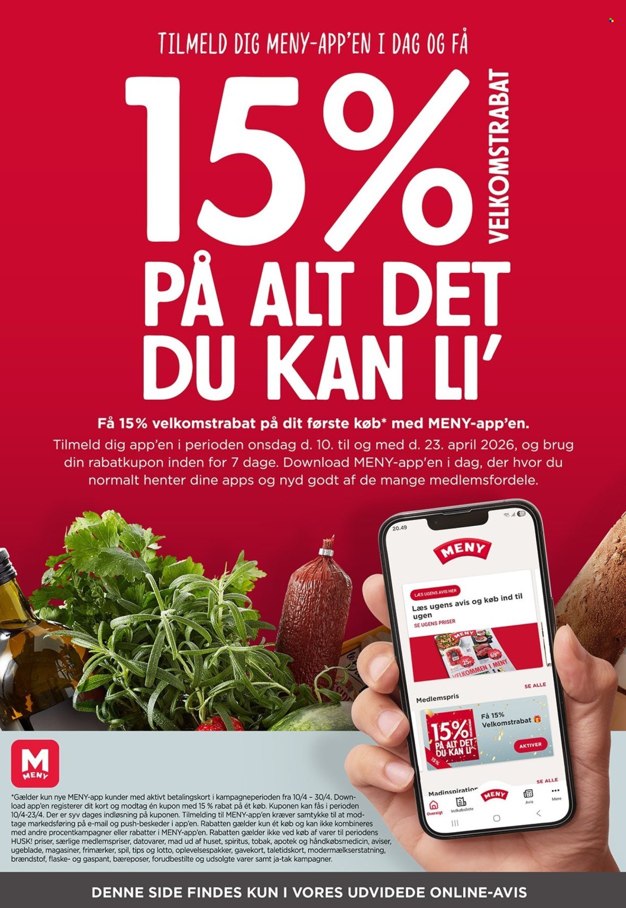 MENY tilbudsavis - Fra fredag den 17. april 2026 (2026-04-17 - 2026-04-23)