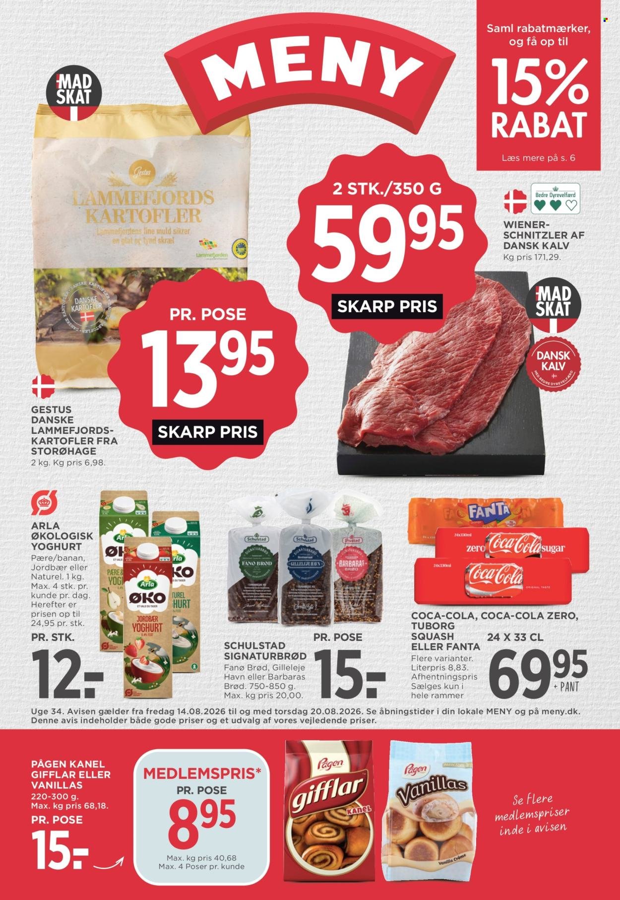 MENY tilbudsavis - Fra fredag den 14. august 2026
