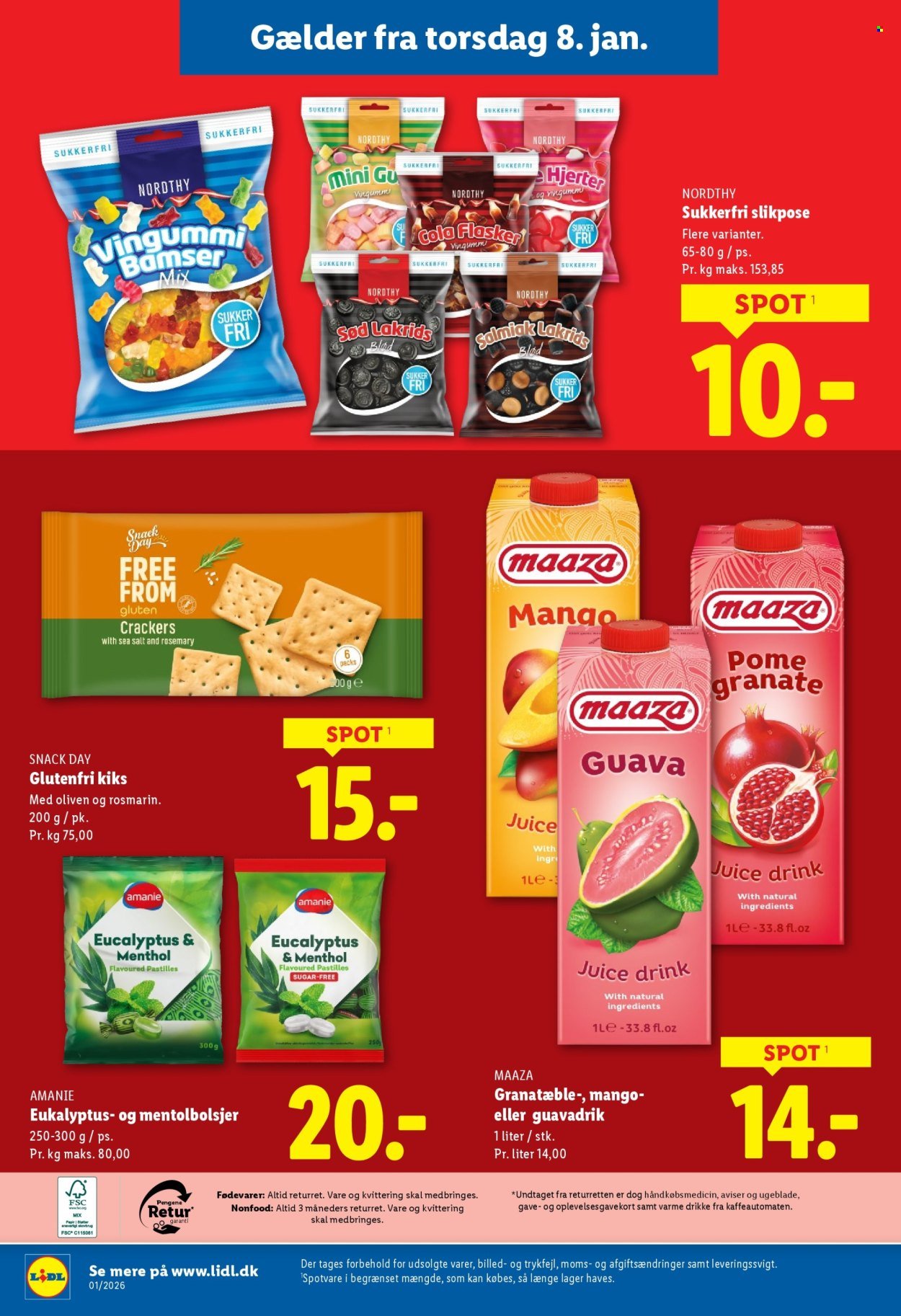 LIDL tilbudsavis - Fra fredag den 2. januar 2026 (2026-01-02 - 2026-01-10)