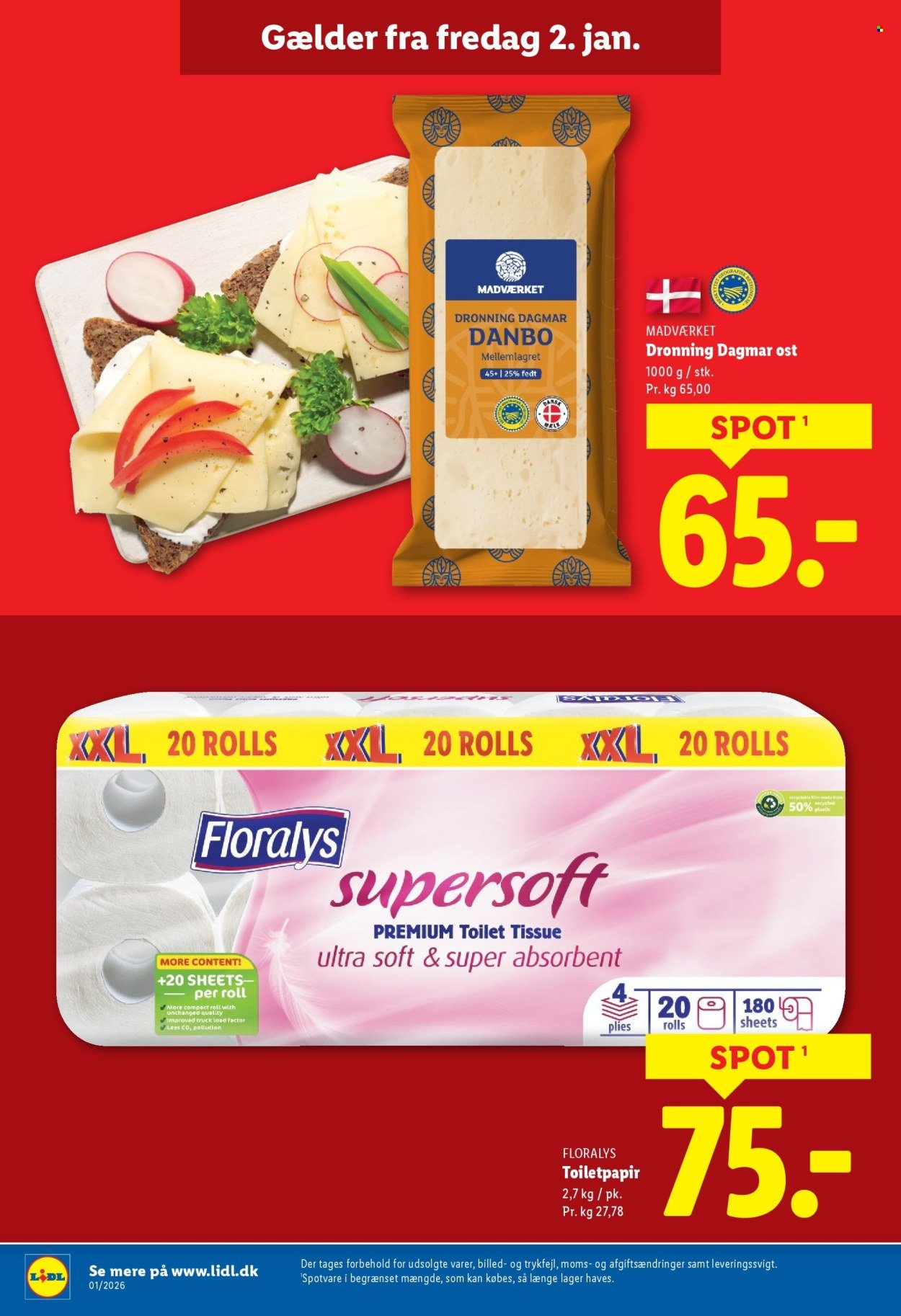 LIDL tilbudsavis - Fra fredag den 2. januar 2026 (2026-01-02 - 2026-01-10)
