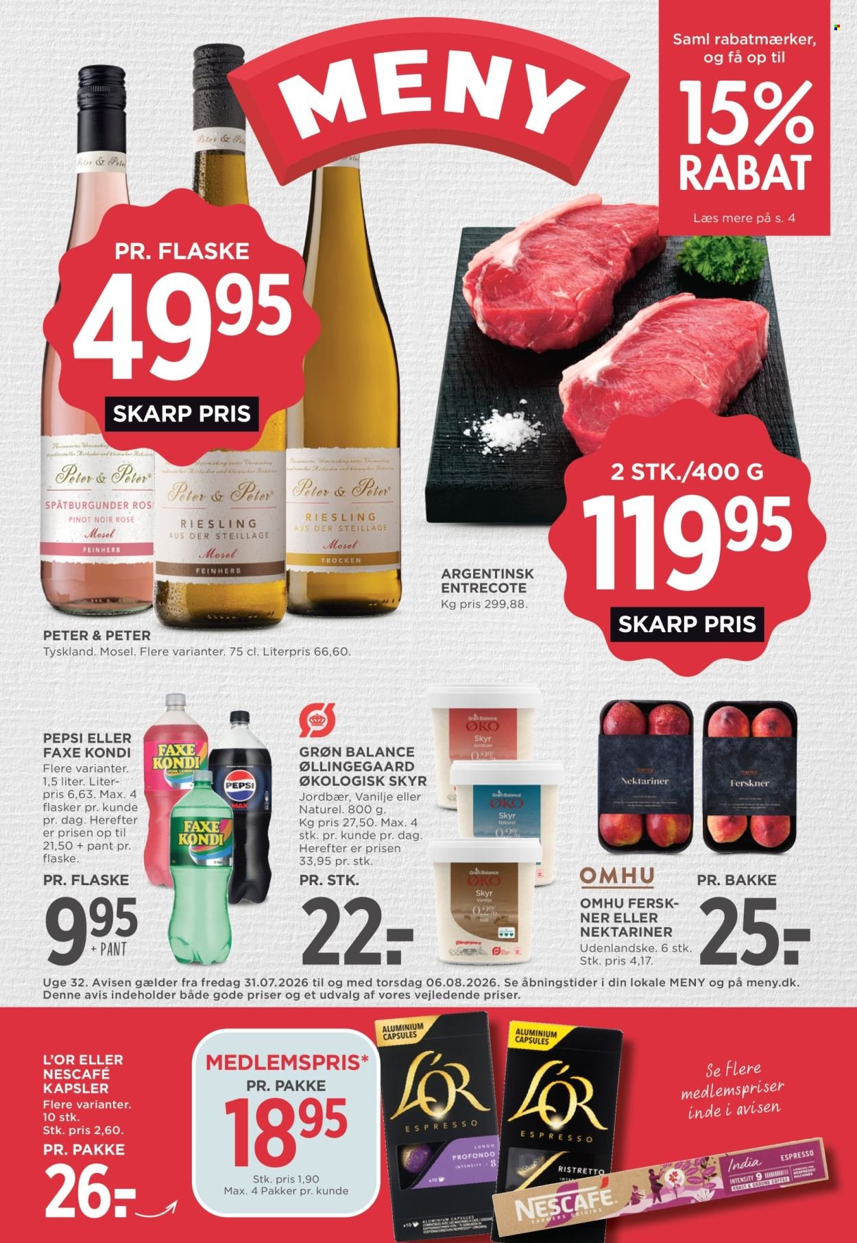 MENY tilbudsavis - Fra fredag den 31. juli 2026