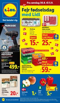 LIDL tilbudsavis - Fra søndag den 30. august 2026