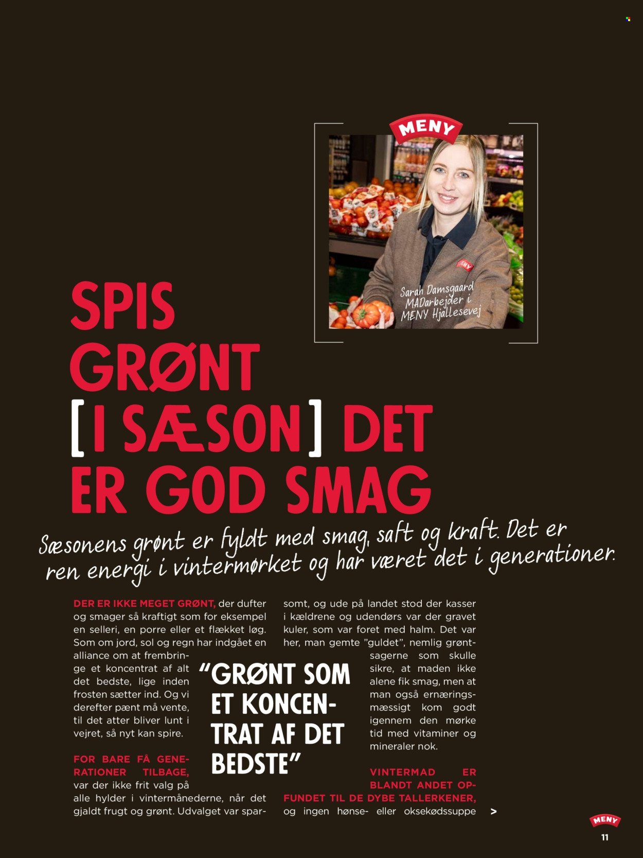 MENY tilbudsavis - SPISETID