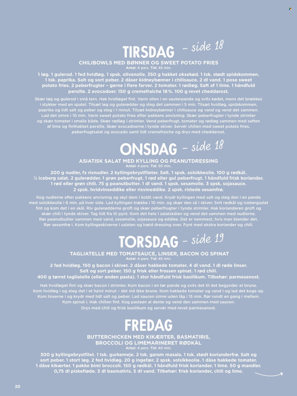 MENY tilbudsavis - SPISETID