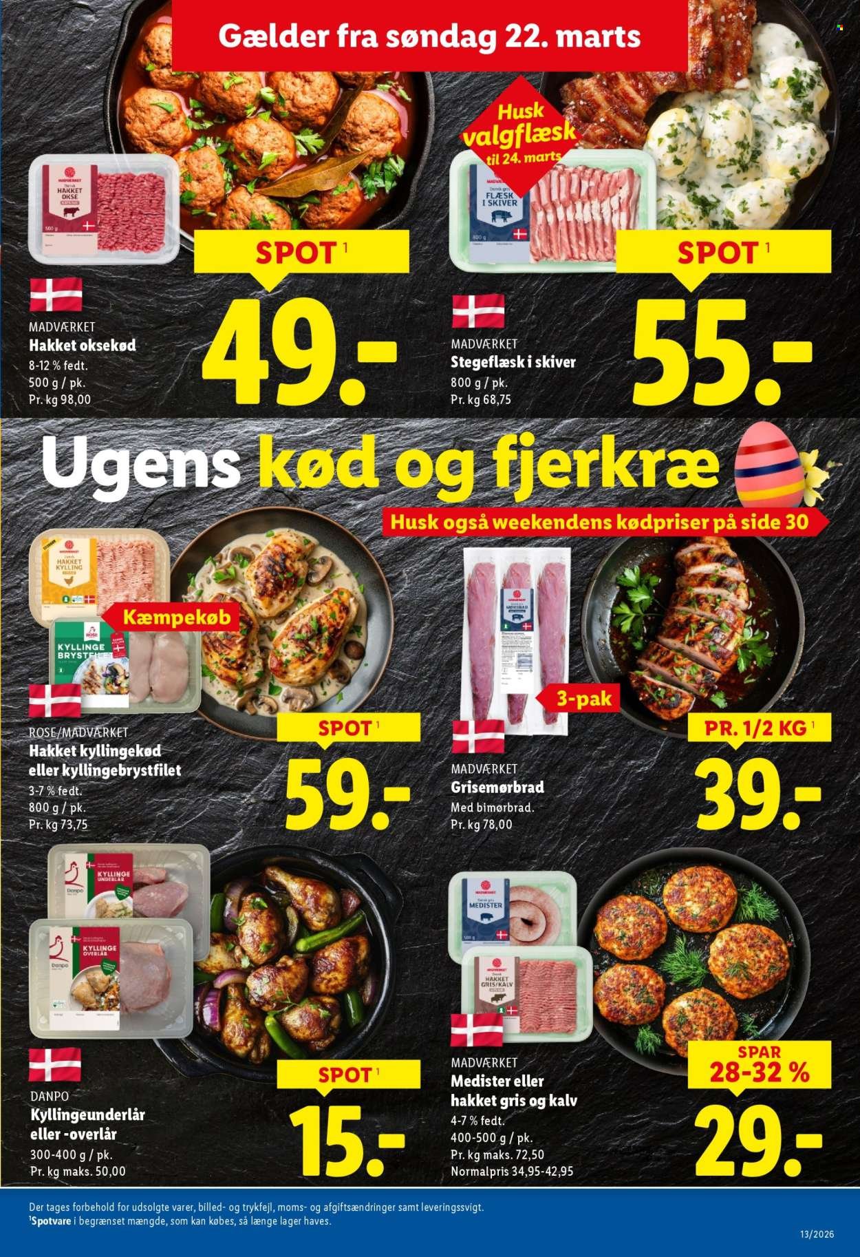 LIDL tilbudsavis - Fra søndag den 22. marts 2026