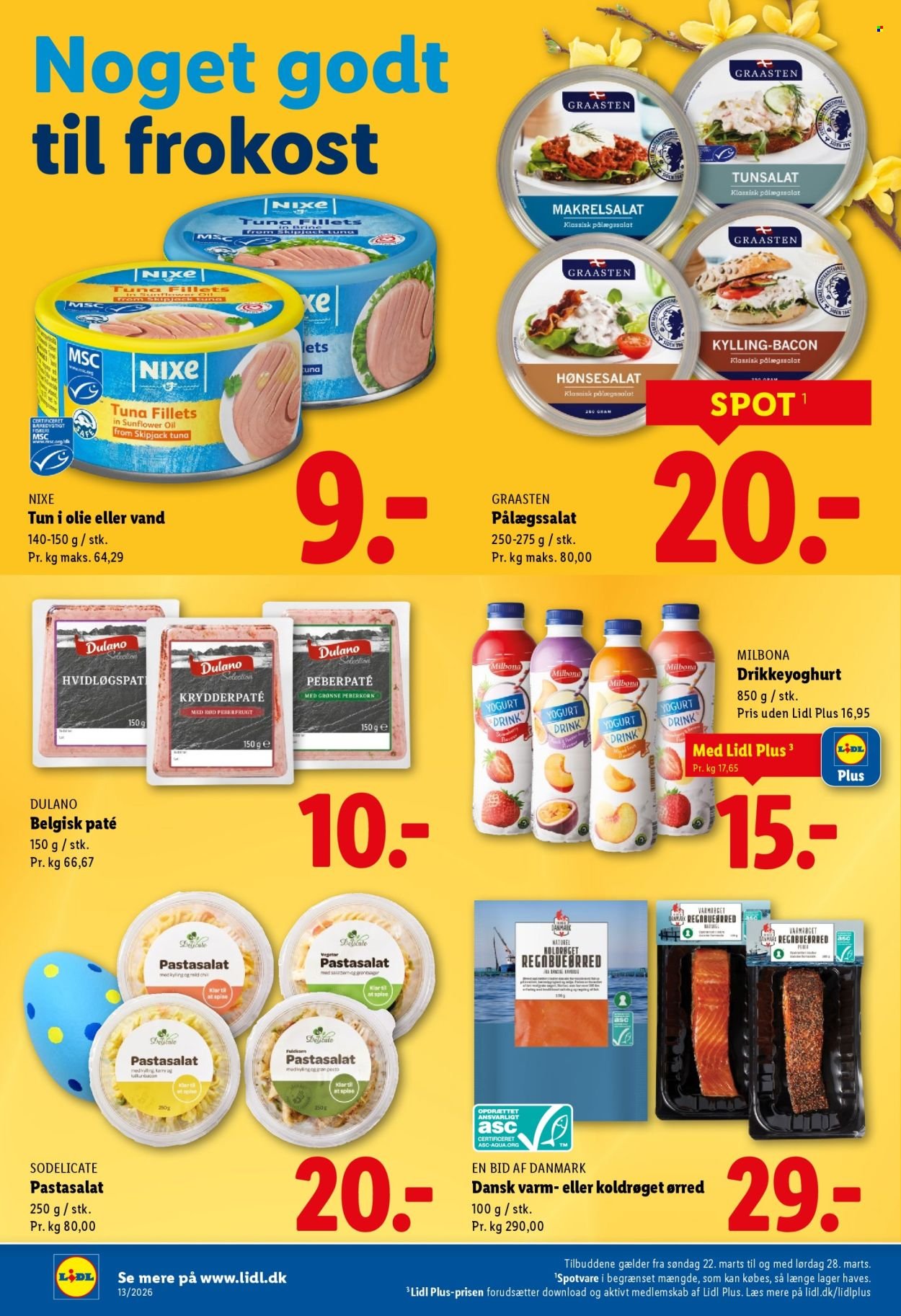 LIDL tilbudsavis - Fra søndag den 22. marts 2026
