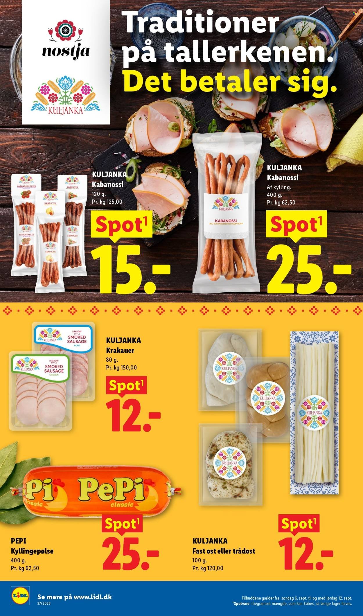 LIDL tilbudsavis - Fra søndag den 6. september 2026