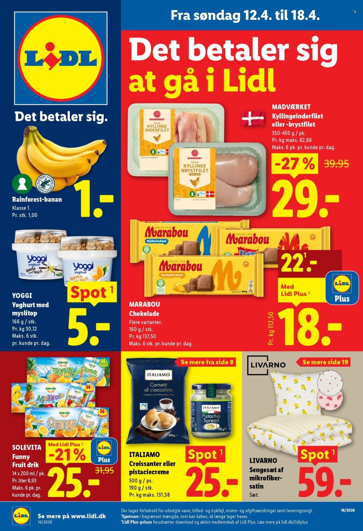 LIDL tilbudsavis - Fra søndag den 12. april 2026 (2026-04-12 - 2026-04-18)