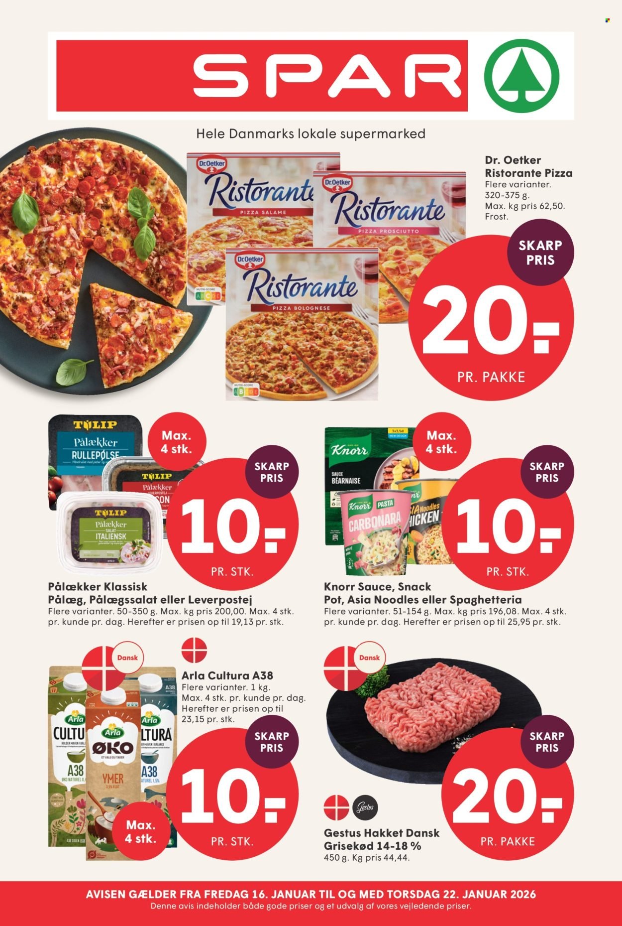 SPAR tilbudsavis - Fra fredag den 16. januar 2026 (2026-01-16 - 2026-01-22)