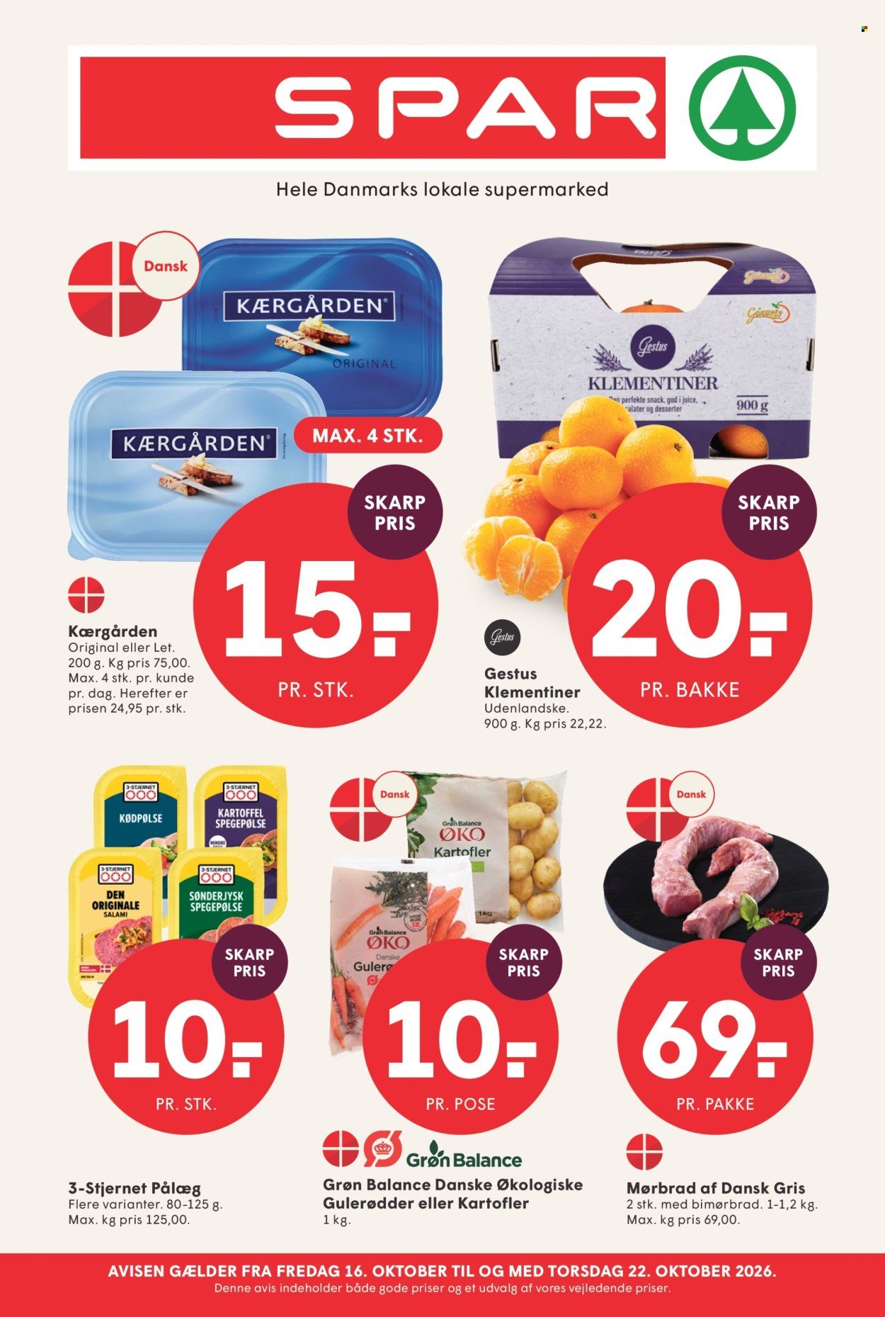 SPAR tilbudsavis - Fra fredag den 16. oktober 2026