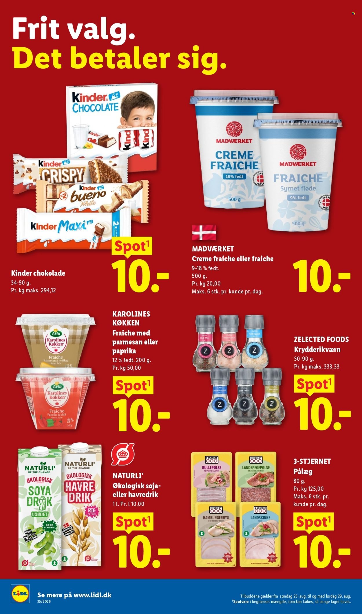 LIDL tilbudsavis - Fra søndag den 23. august 2026