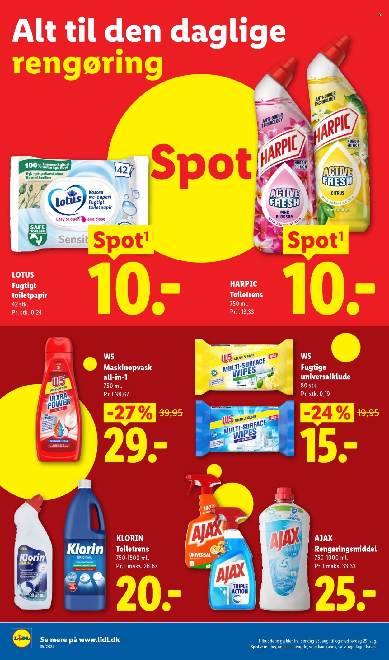 LIDL tilbudsavis - Fra søndag den 23. august 2026