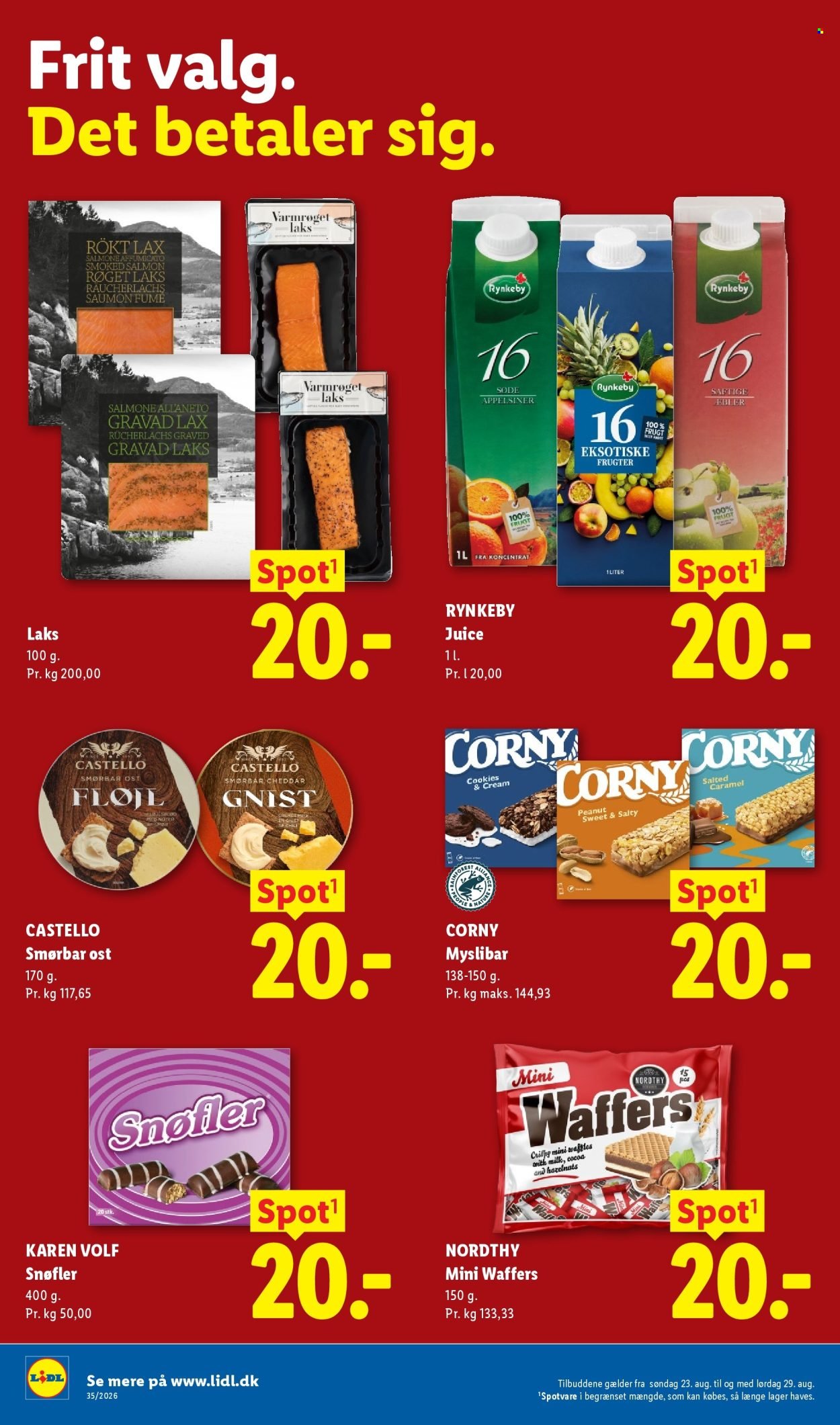 LIDL tilbudsavis - Fra søndag den 23. august 2026