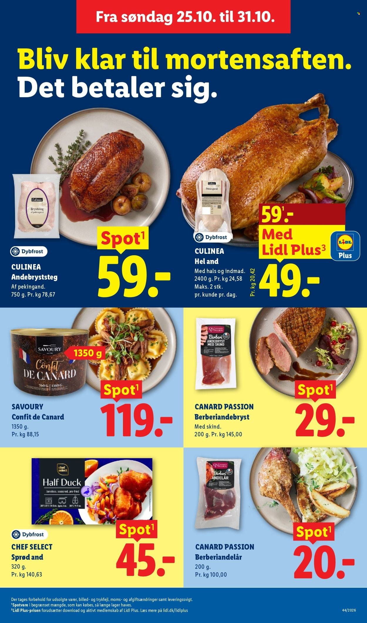 LIDL tilbudsavis - Fra søndag den 25. oktober 2026