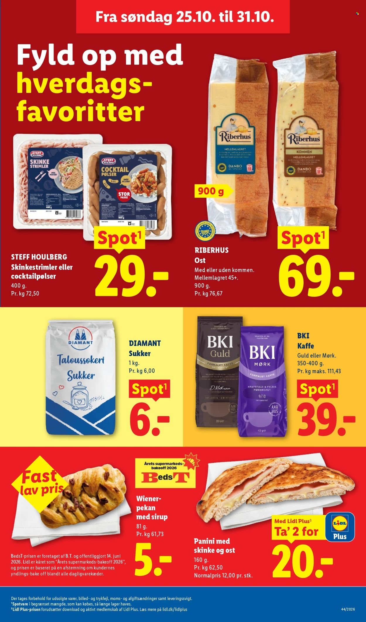 LIDL tilbudsavis - Fra søndag den 25. oktober 2026