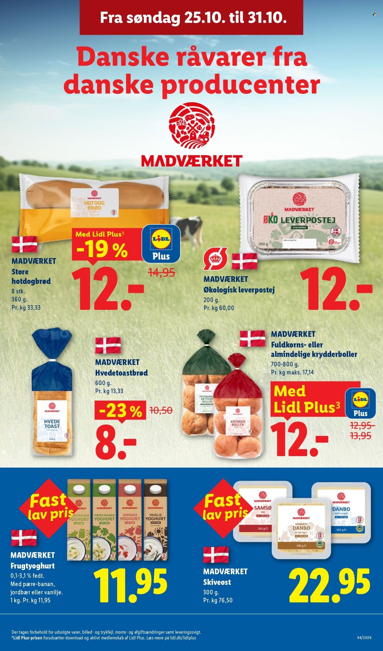 LIDL tilbudsavis - Fra søndag den 25. oktober 2026