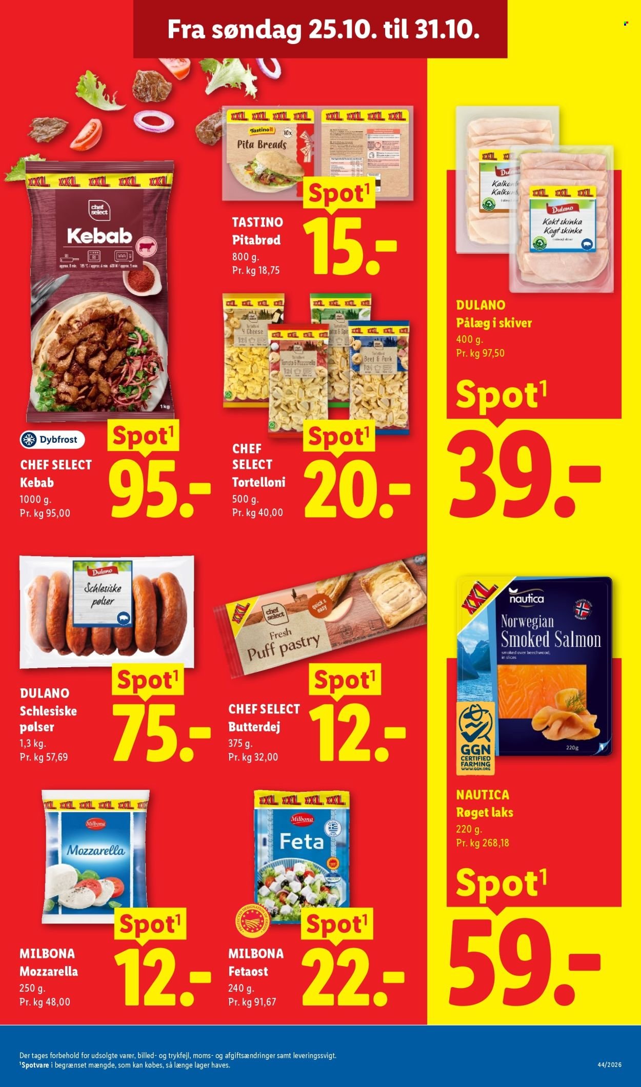 LIDL tilbudsavis - Fra søndag den 25. oktober 2026
