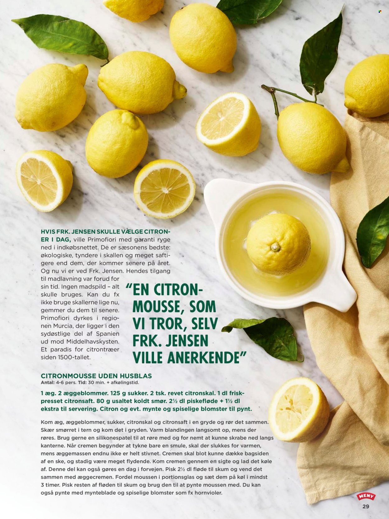 MENY tilbudsavis - SPISETID