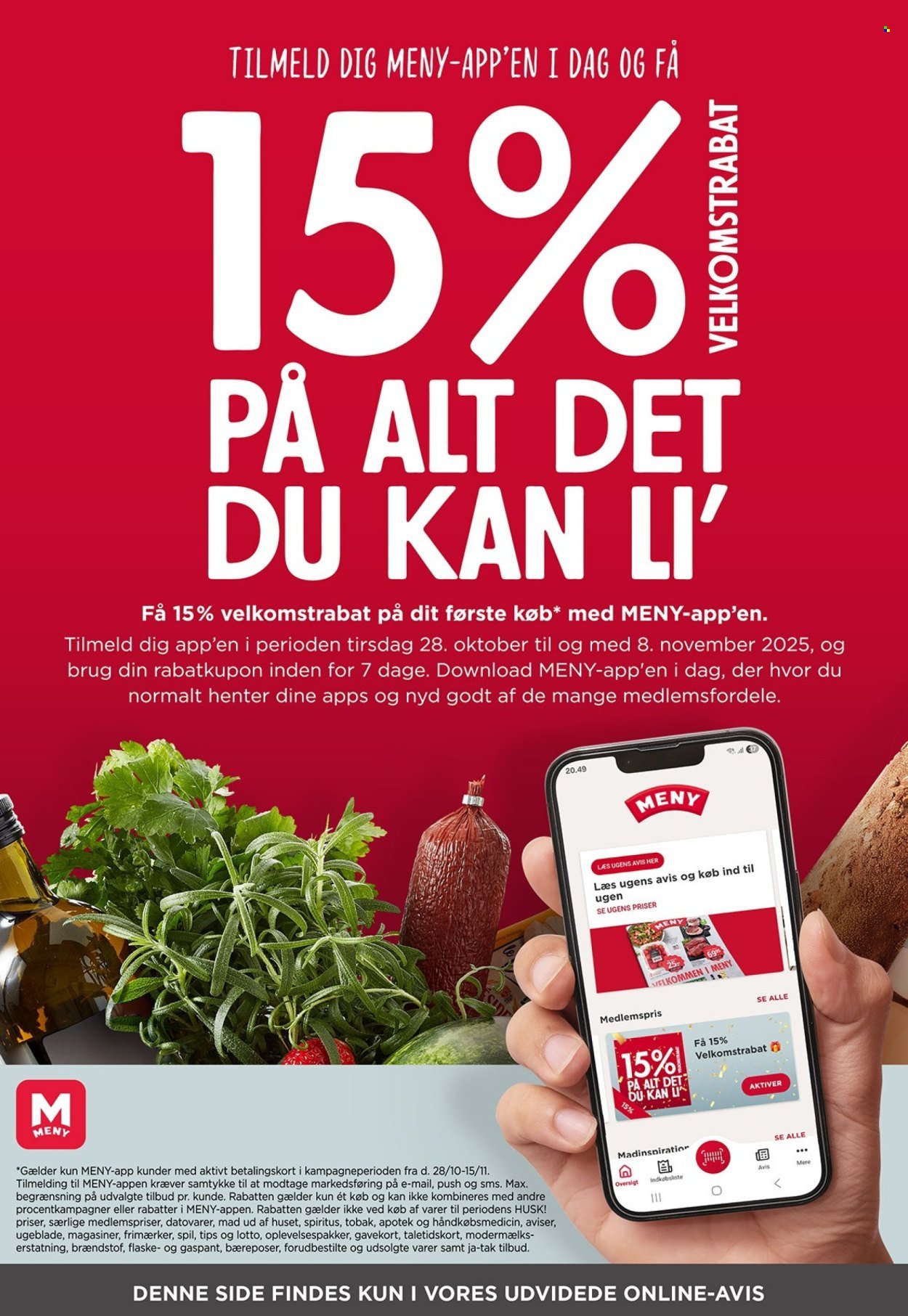MENY tilbudsavis - Fra fredag den 7. november 2025