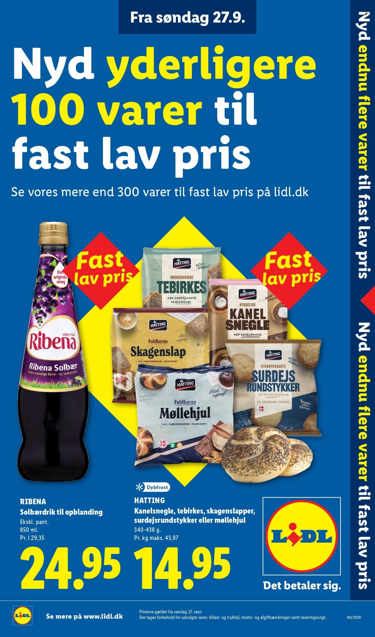 LIDL tilbudsavis - Fra søndag den 27. september 2026
