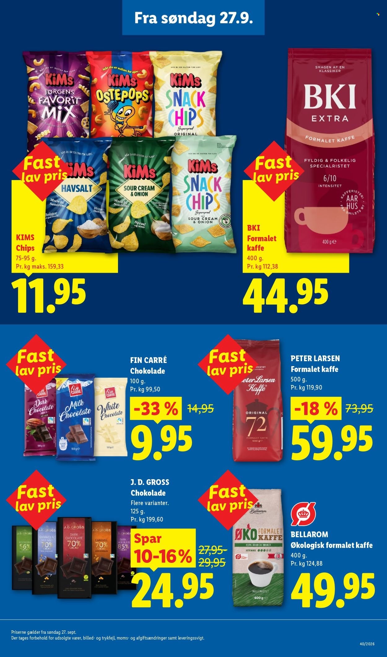 LIDL tilbudsavis - Fra søndag den 27. september 2026